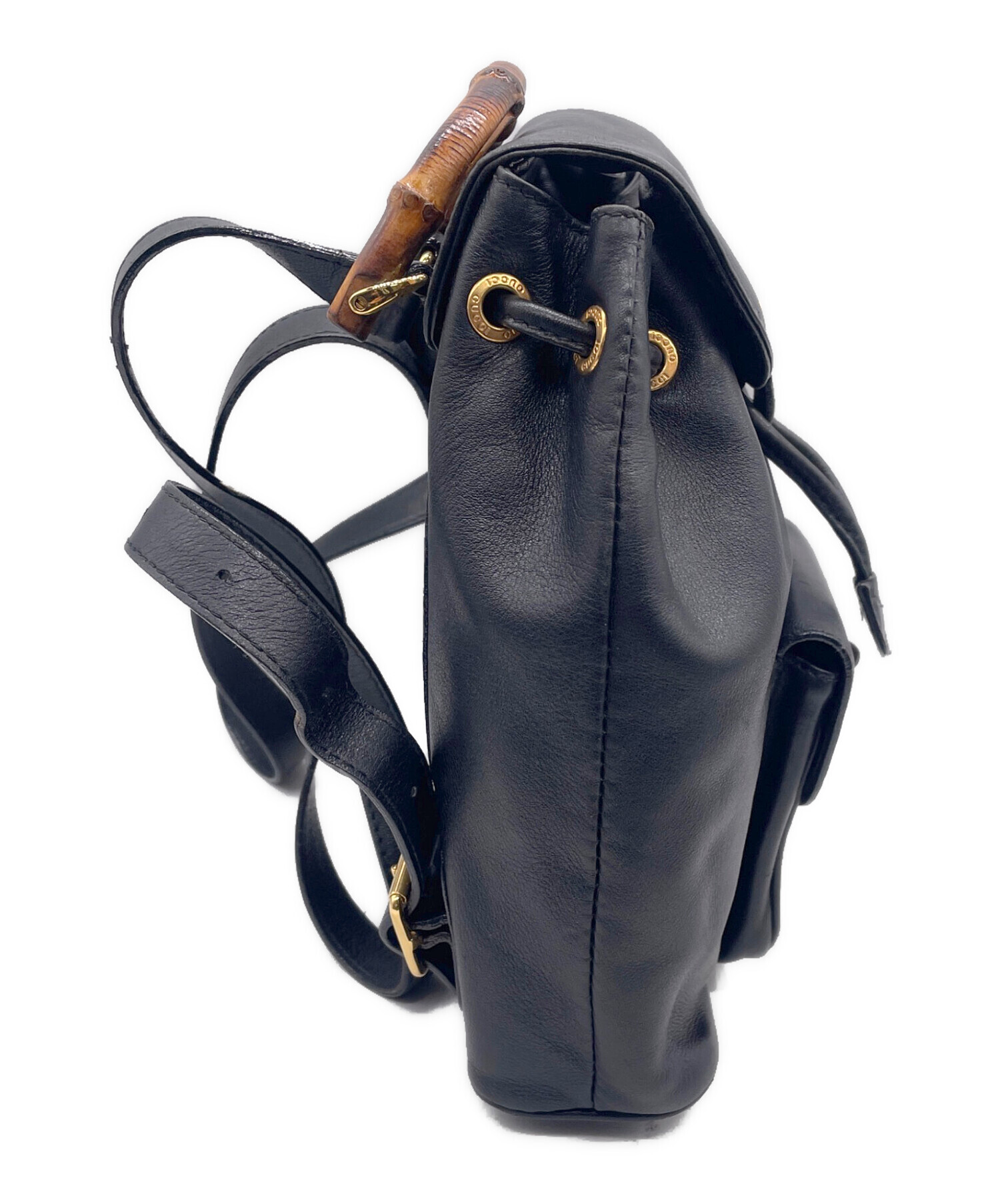 中古・古着通販】GUCCI (グッチ) リュック ブラック｜ブランド・古着
