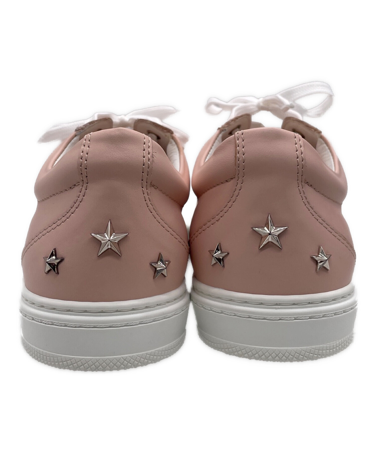 ★希少★ JIMMY CHOO ピンク ベージュ ハイテク スニーカー 35 ☆希少☆ JIMMY CHOO ピンク ベージュ ハイテク スニーカー 35 ☆希少