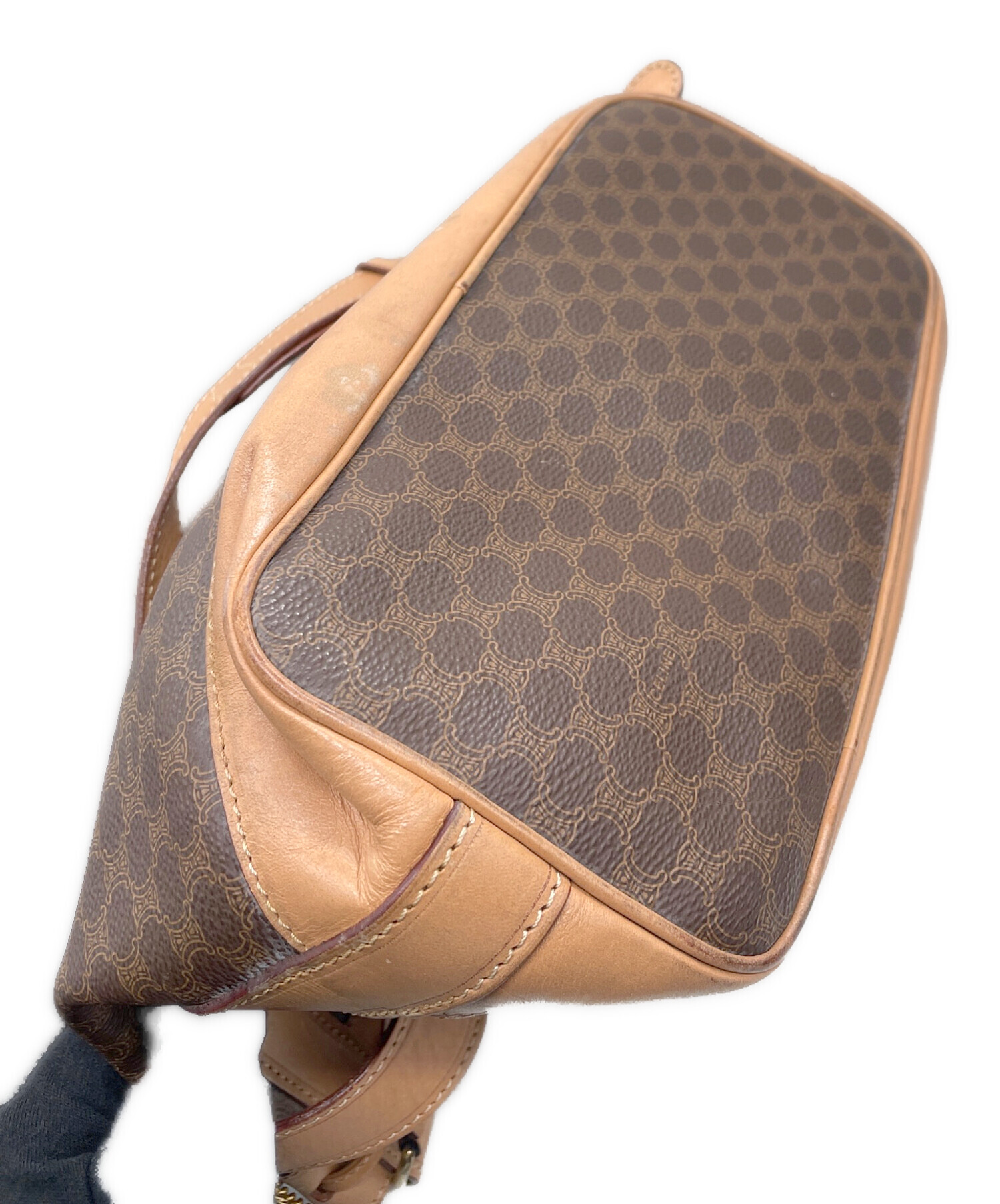 中古・古着通販】CELINE (セリーヌ) 巾着型ショルダーバッグ ブラウン