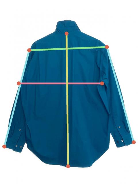 中古・古着通販】MARKAWARE (マーカウェア) 長袖シャツ グリーン