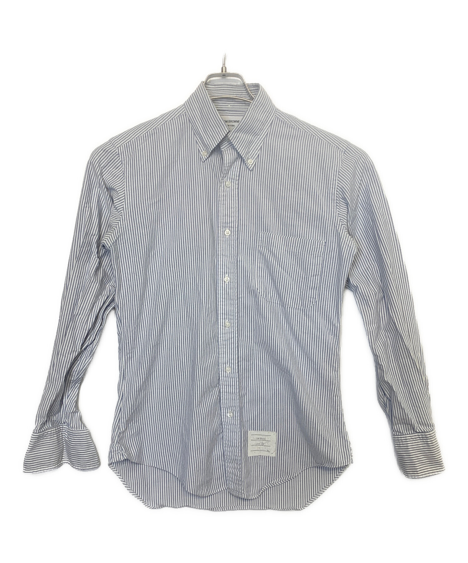 中古・古着通販】Thom Browne (トムブラウン) 長袖シャツ スカイブルー