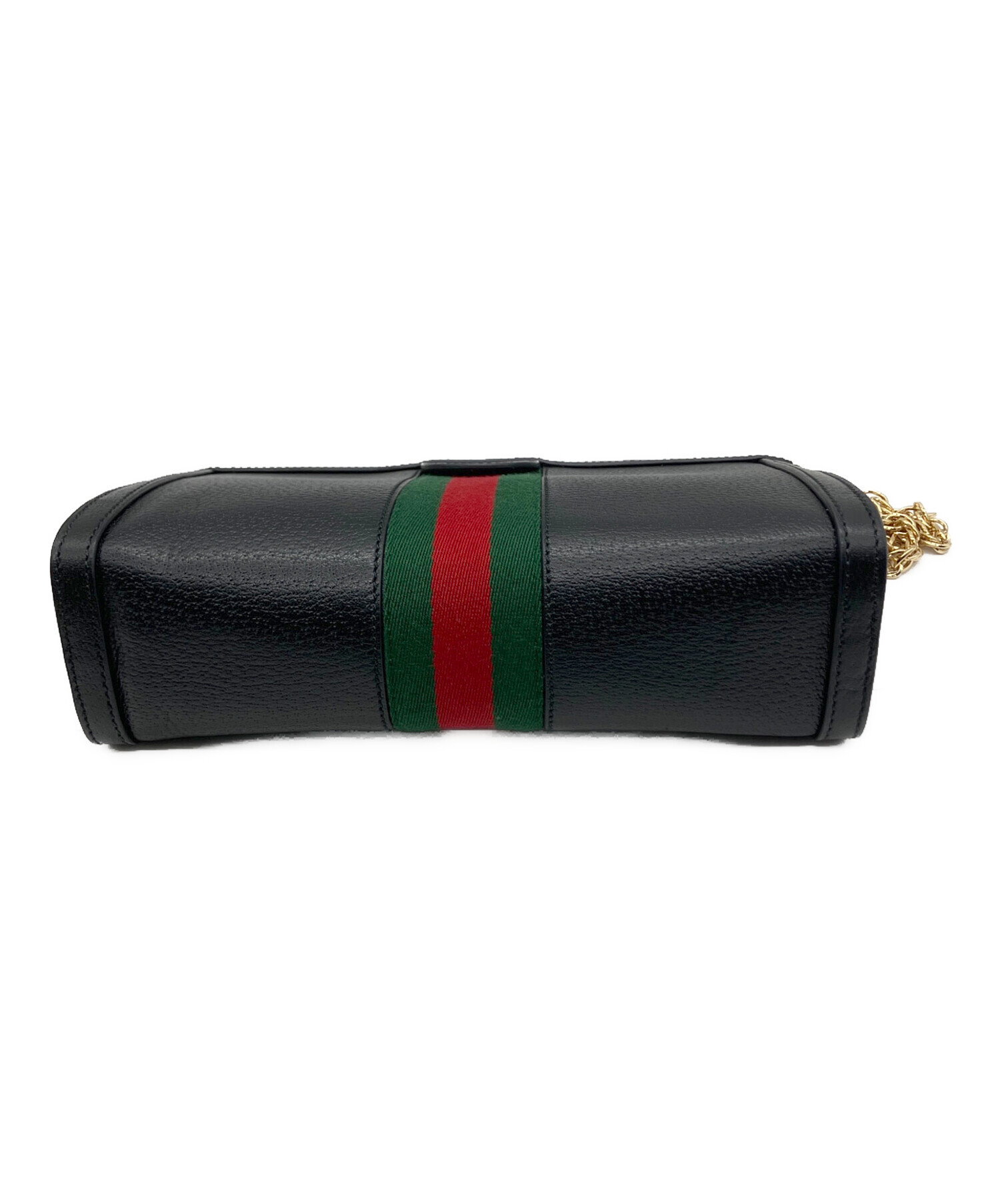 ちページ/M 中古・古着通販】GUCCI (グッチ) チェーンショルダーバッグ ブラック