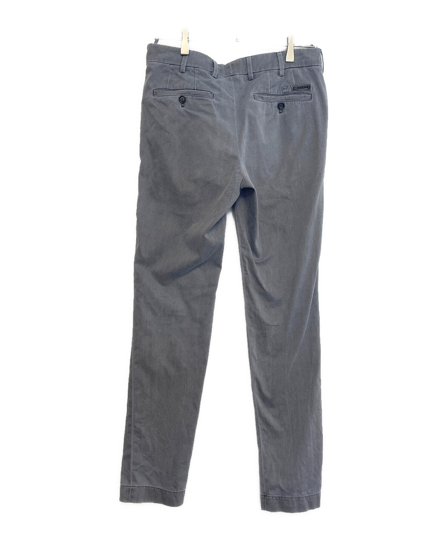 PRADA グレースラックス 中古・古着通販】PRADA (プラダ) パンツ グレー サイズ:44｜ブランド
