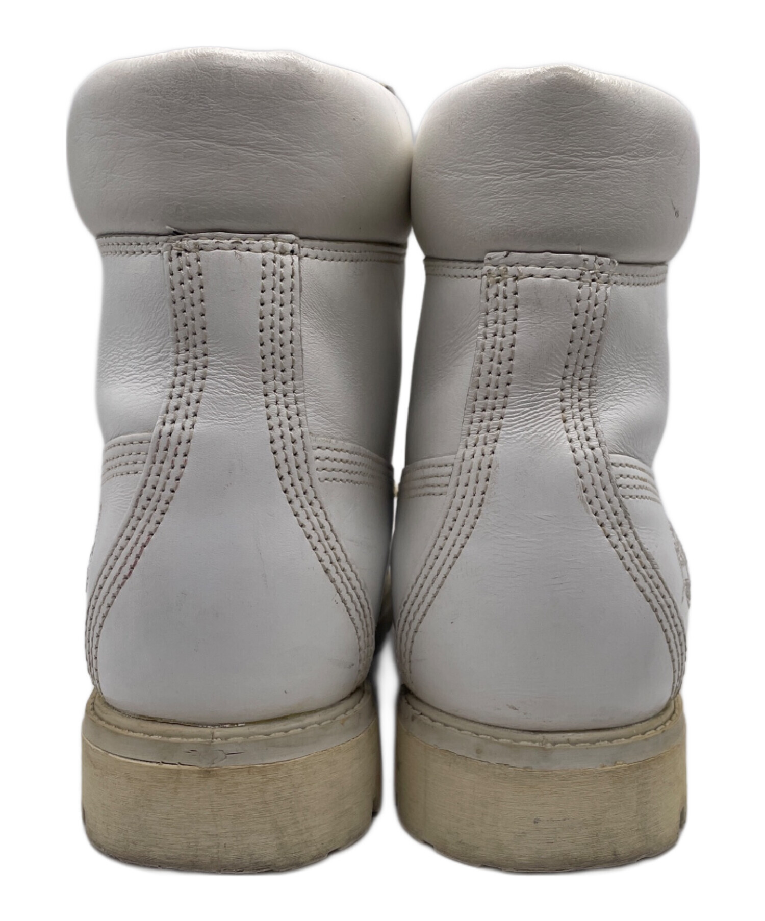 ★希少★Timberland ホワイト　ブーツ ７ホール 26 中古・古着通販】Timberland (ティンバーランド) 7ホールブーツ
