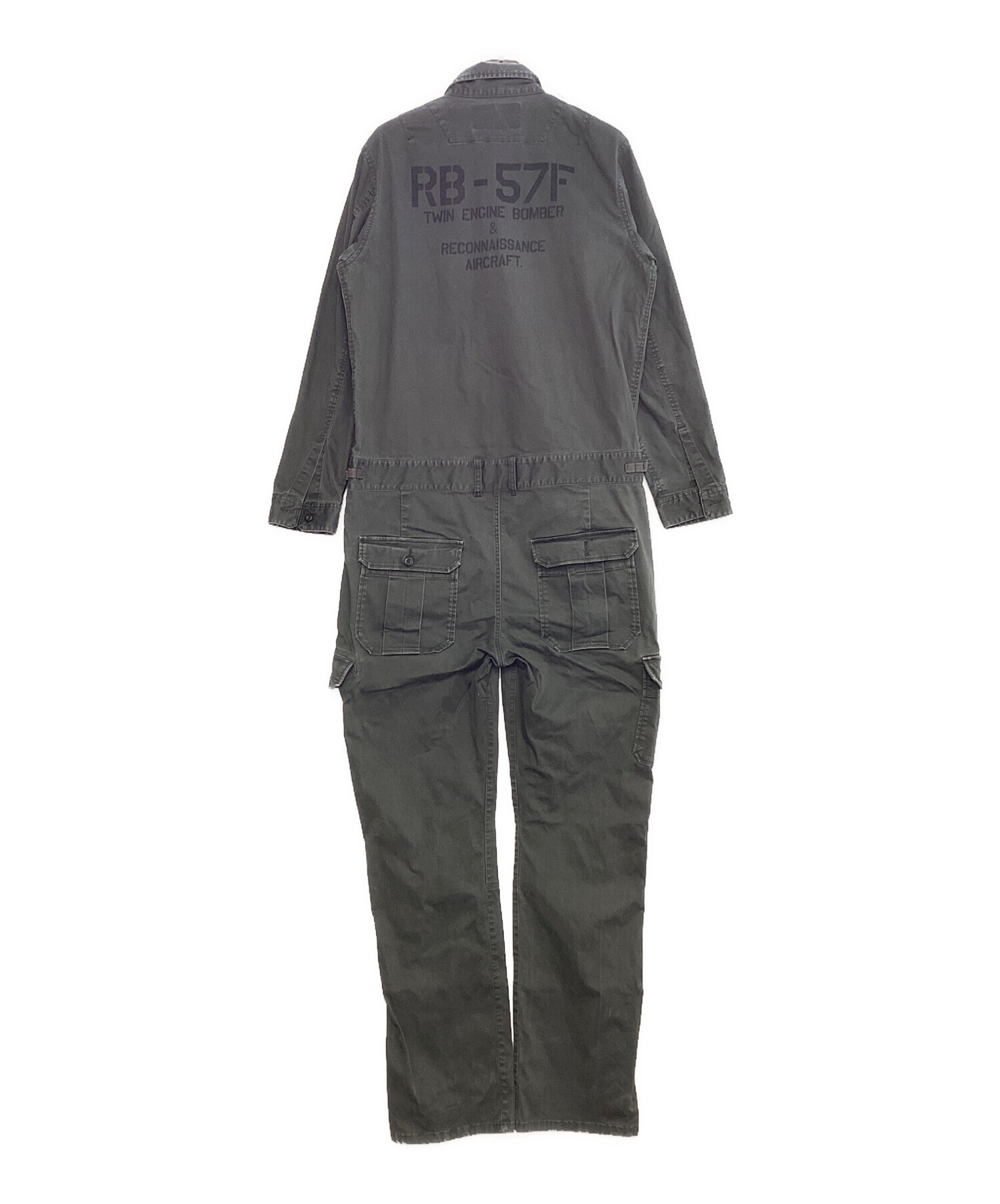 中古・古着通販】AVIREX (アヴィレックス) つなぎ グリーン サイズ:XL