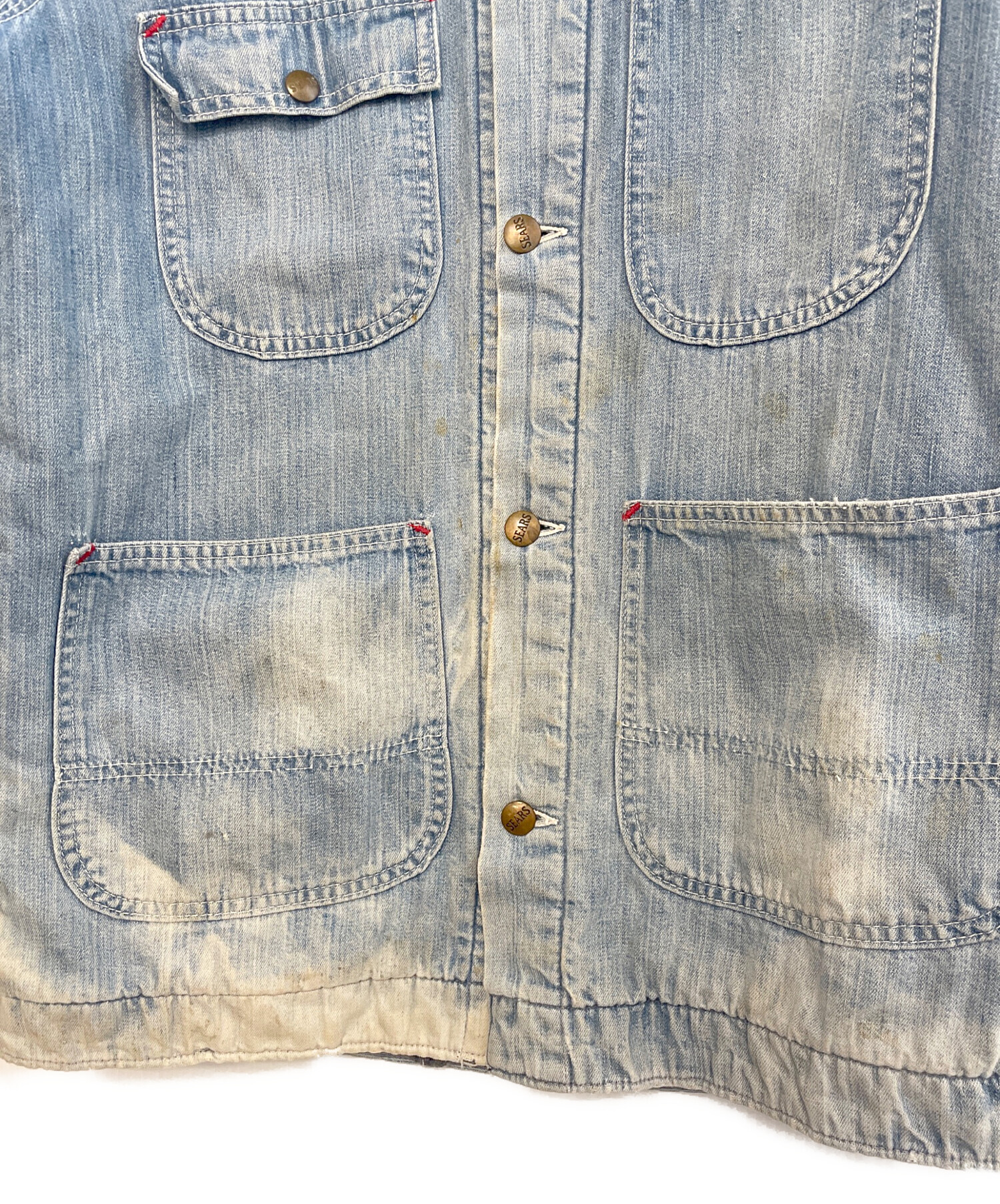 中古・古着通販】Sears (シアーズ) カバーオール インディゴ サイズ