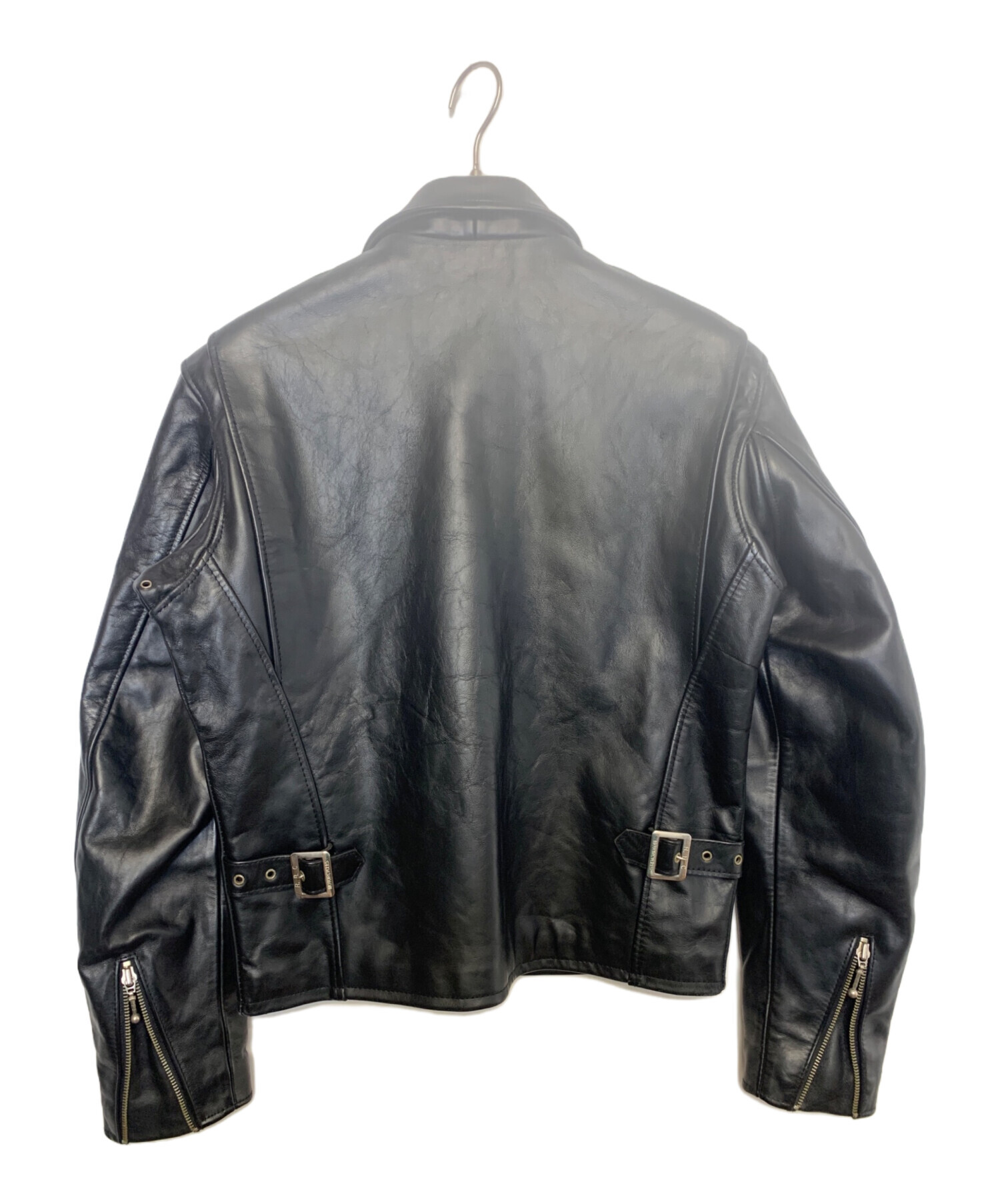 中古・古着通販】R.B.C (アールビーシー) レザーライダースジャケット 