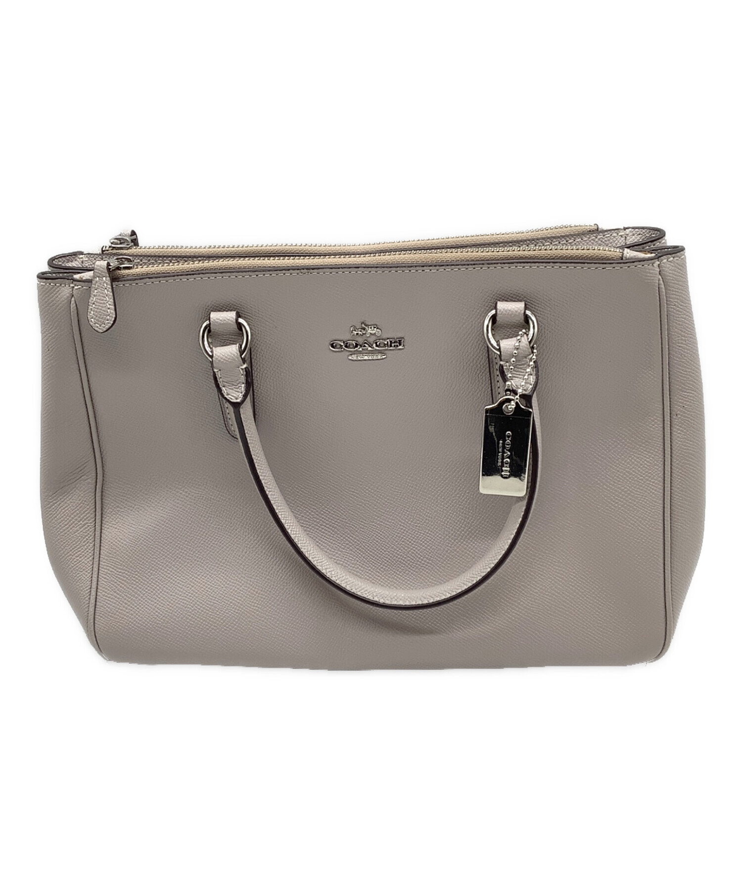 ✨極美品✨ COACH 2way ビジネスバッグ F35430 グレー/ブラック 中古・古着通販】COACH (コーチ) 2WAYショルダーバッグ グレー
