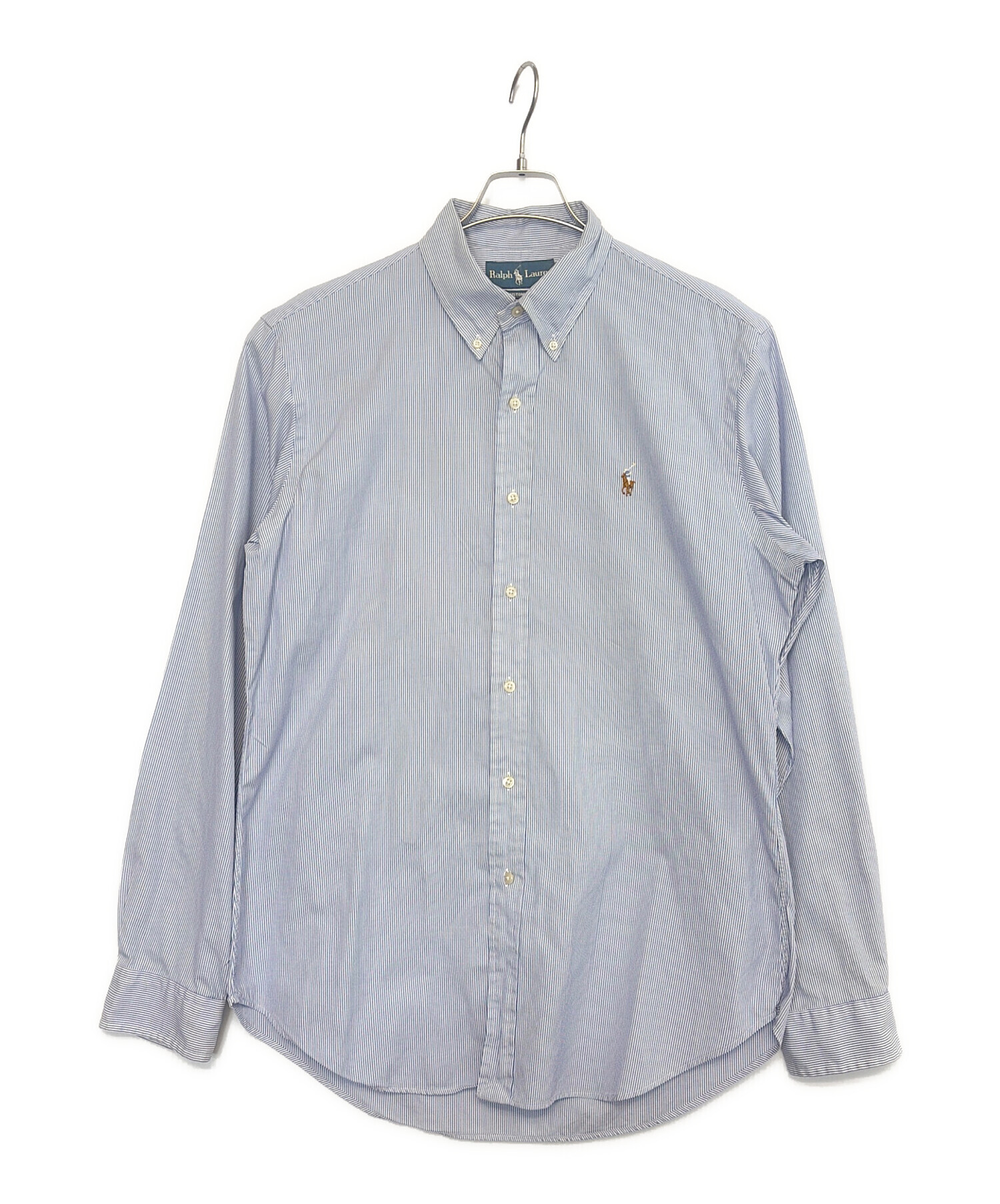 中古・古着通販】RALPH LAUREN (ラルフローレン) 長袖シャツ ブルー 