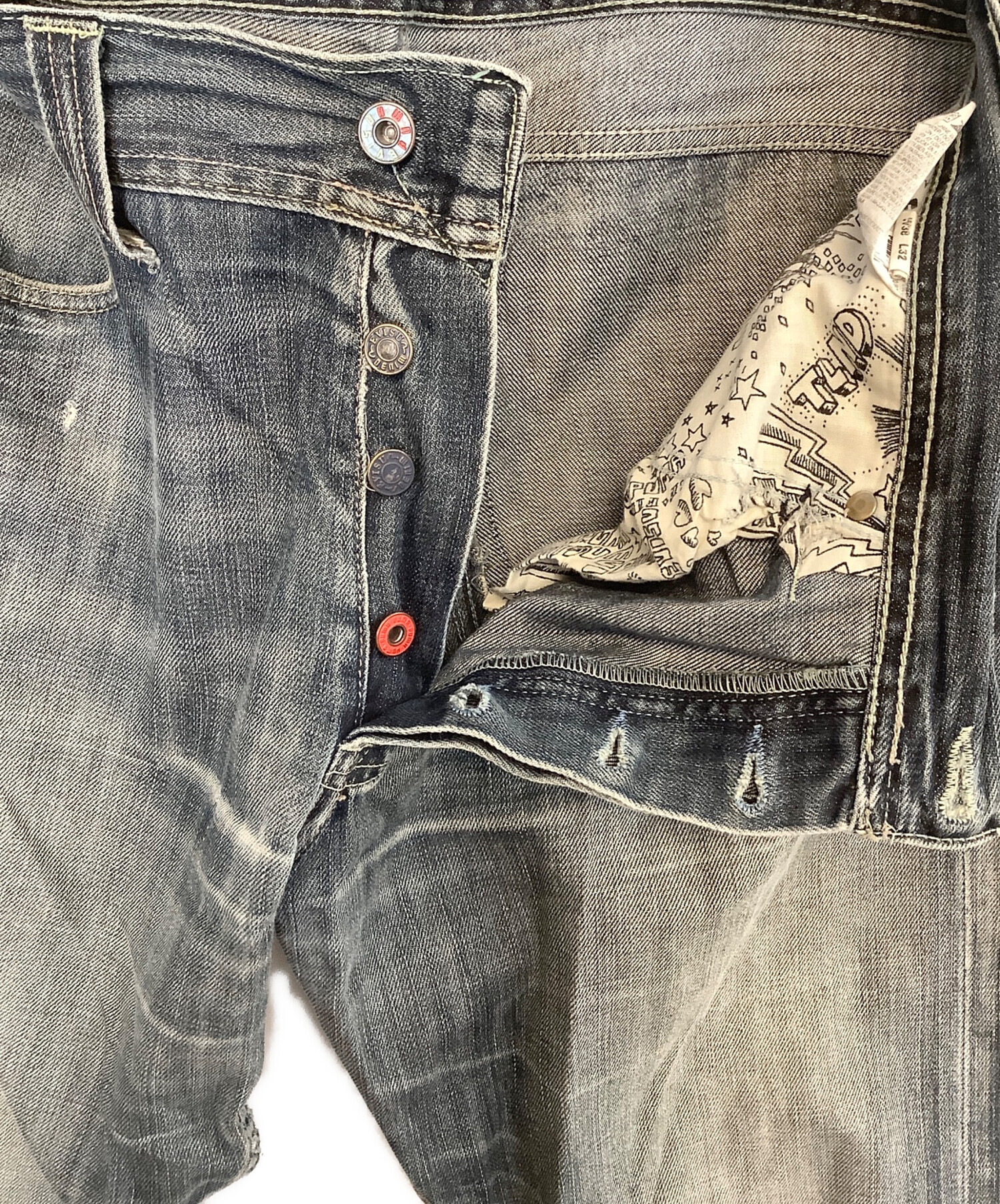 中古・古着通販】EVISU (エヴィス) PUMA (プーマ) デニムパンツ 
