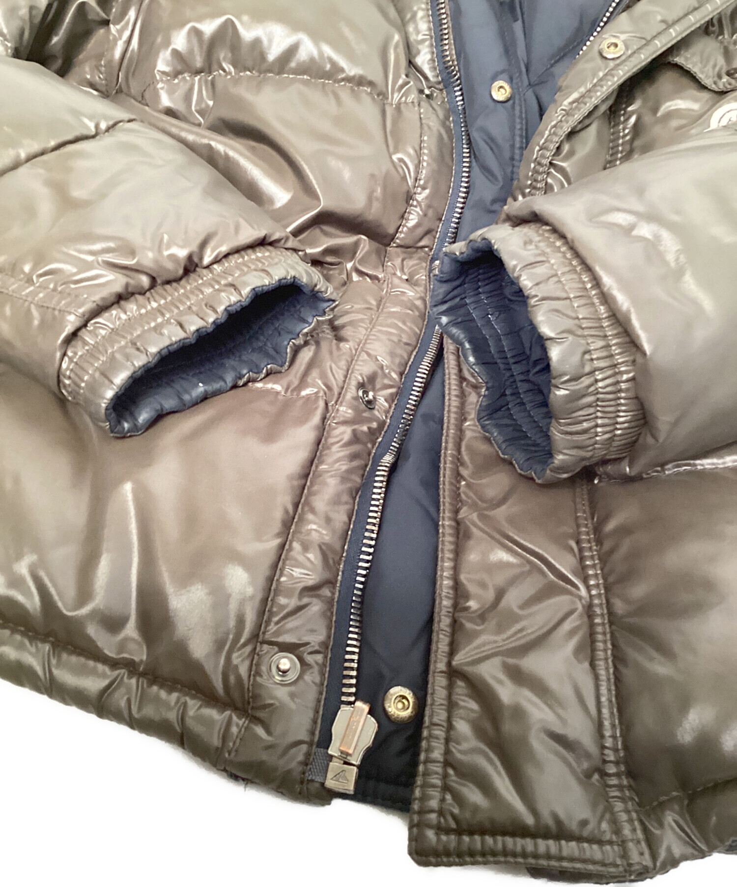 中古・古着通販】MONCLER (モンクレール) ダウンジャケット ブラウン 