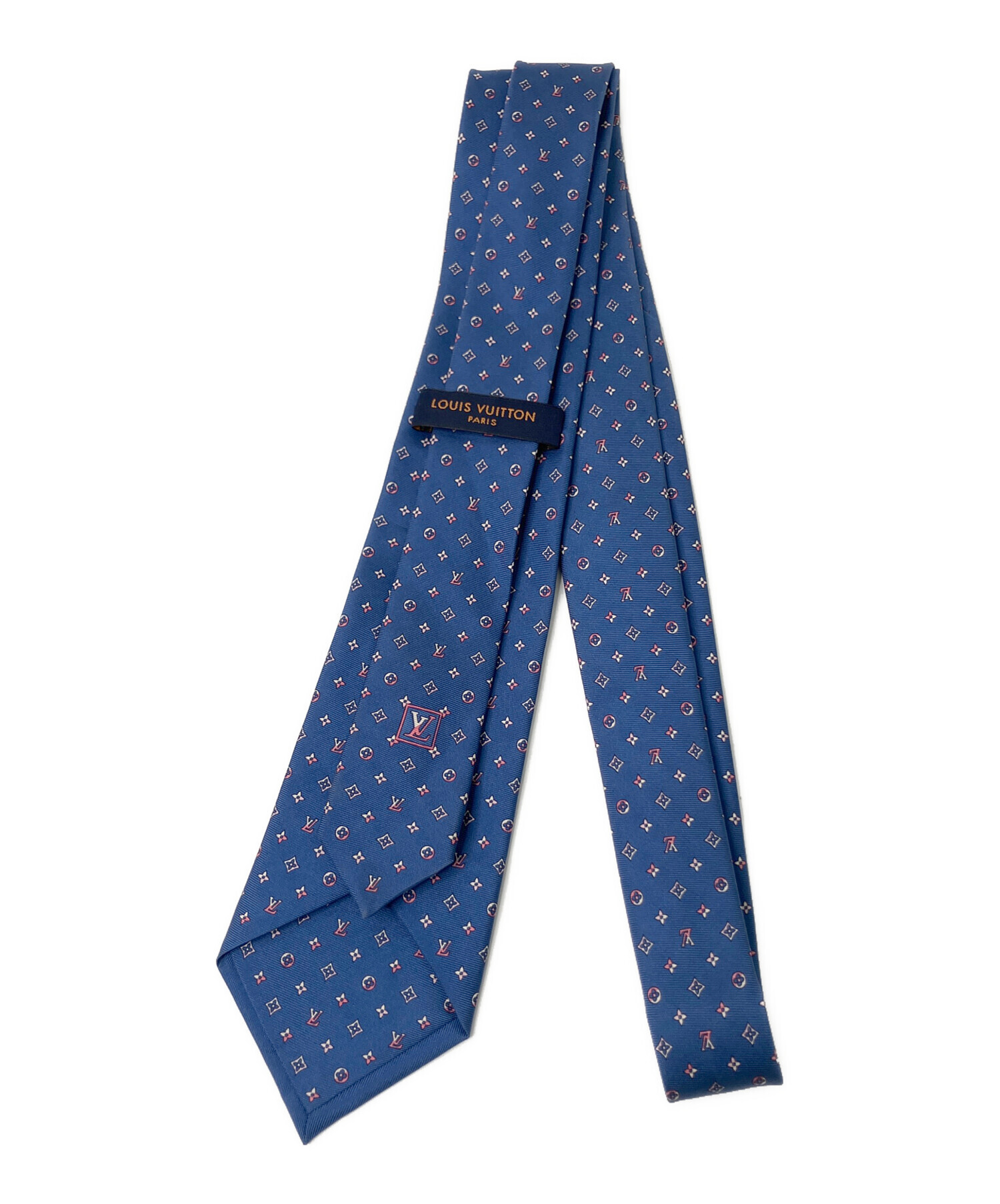 中古・古着通販】LOUIS VUITTON (ルイ ヴィトン) ネクタイ ブルー