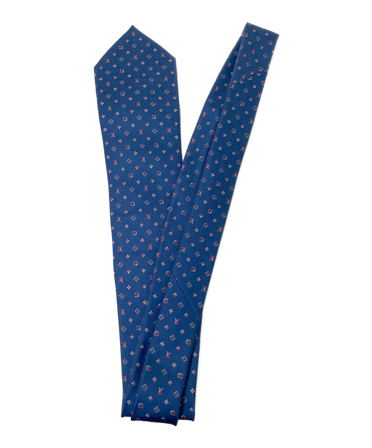 中古・古着通販】LOUIS VUITTON (ルイ ヴィトン) ネクタイ ブルー