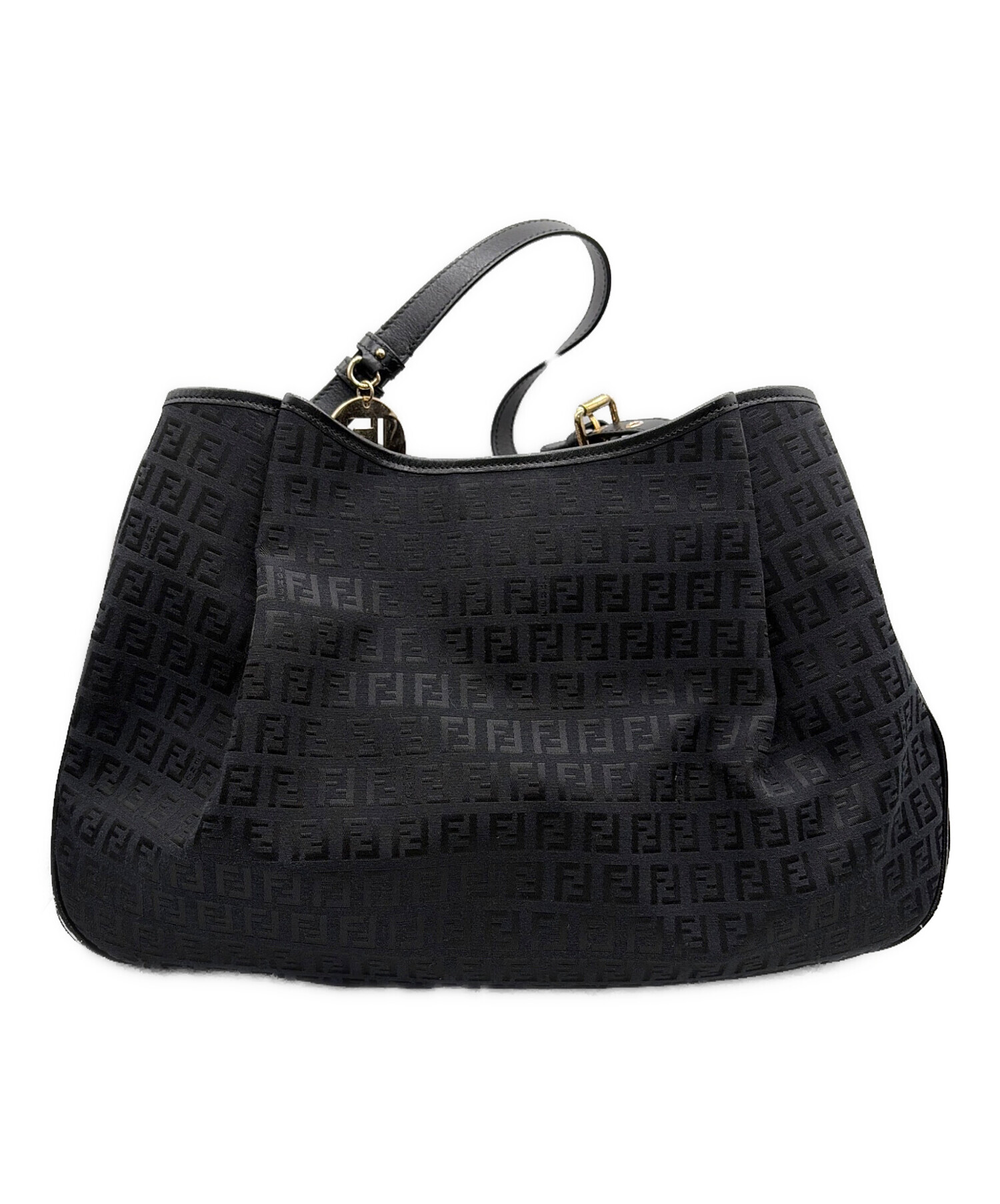 中古・古着通販】FENDI (フェンディ) ハンドバッグ ブラック｜ブランド 