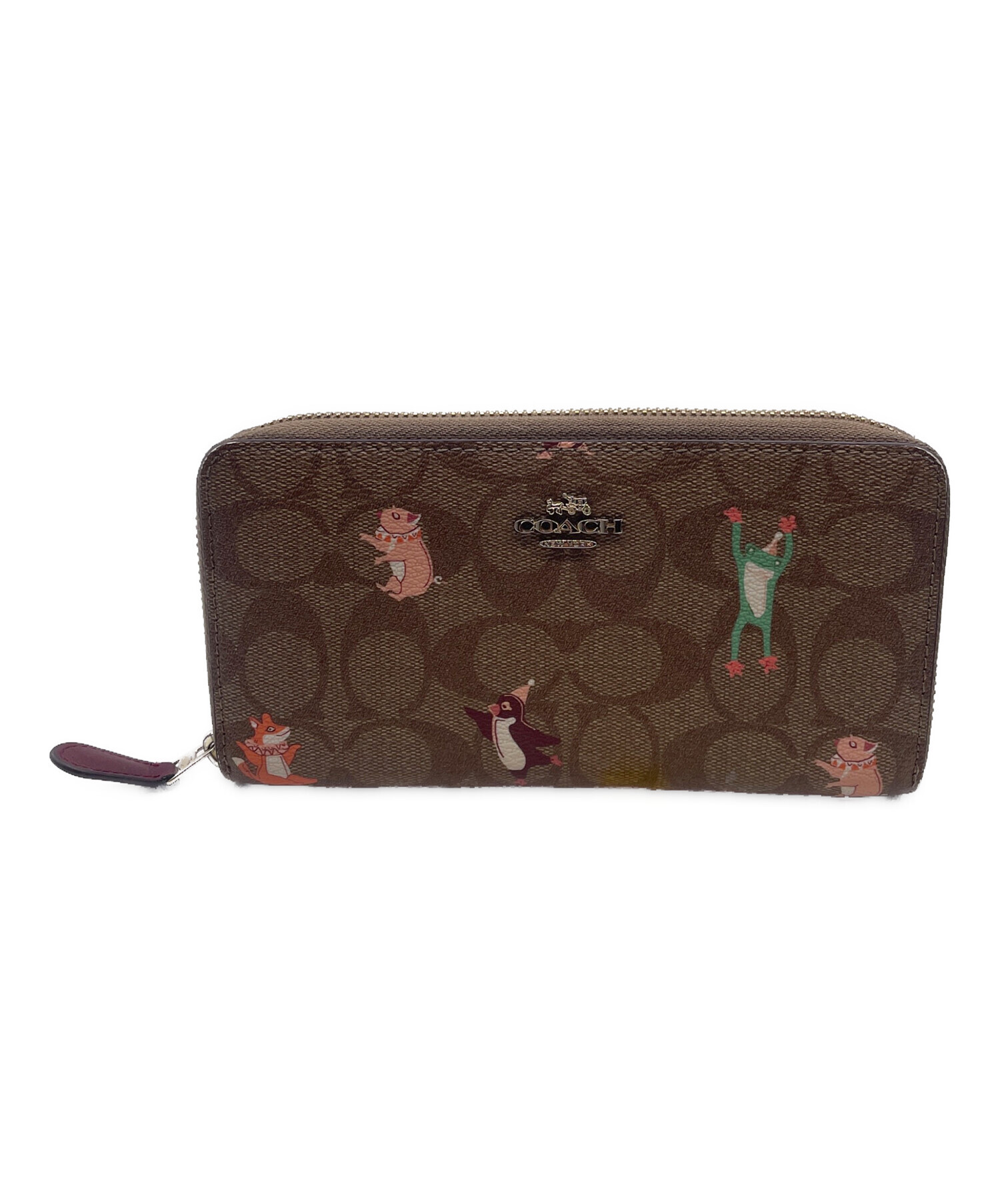 COACH コーチ 未使用 異素材 長財布 中古・古着通販】COACH (コーチ) 長財布｜ブランド・古着通販