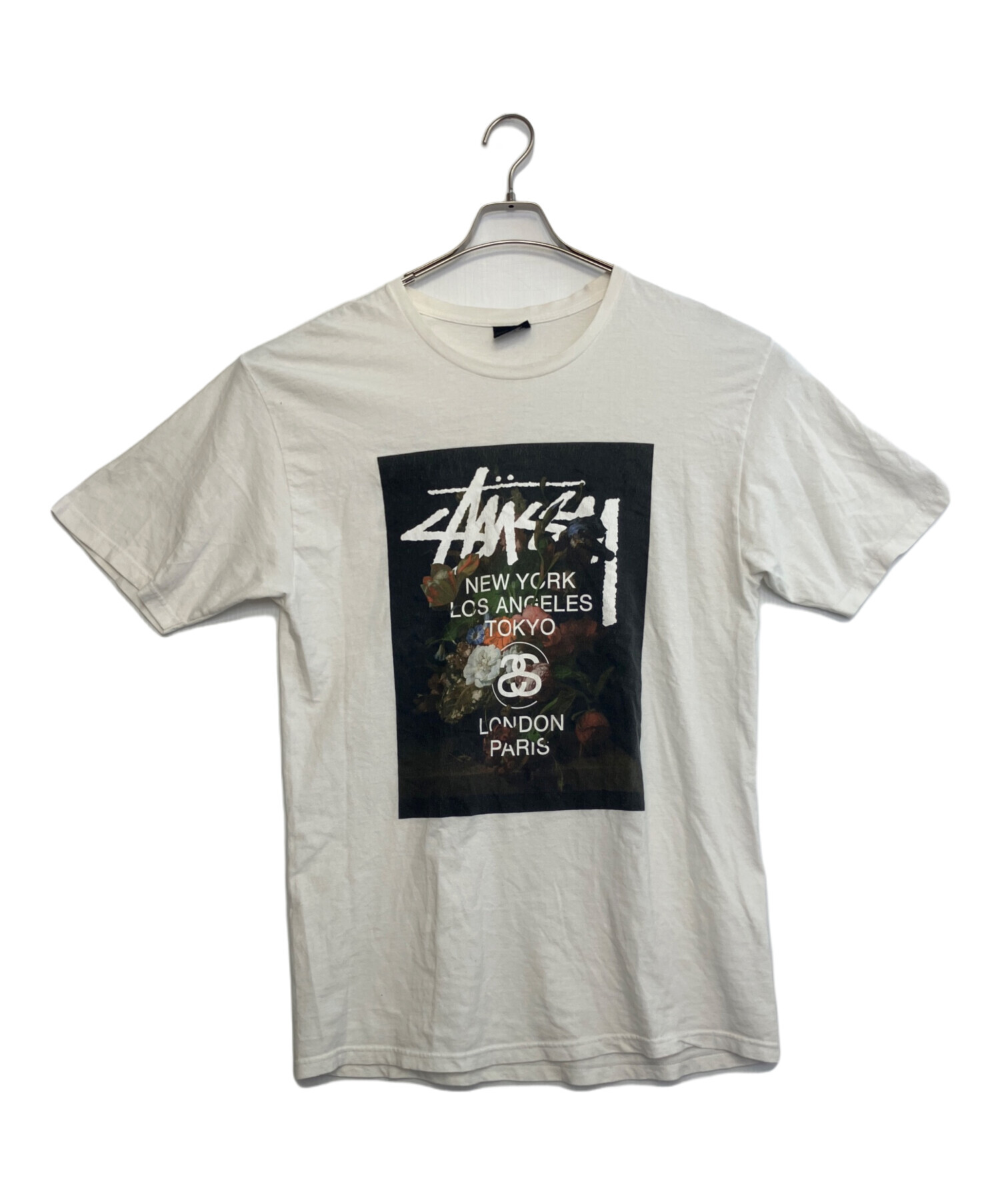 中古・古着通販】stussy (ステューシー) 半袖カットソー ホワイト 
