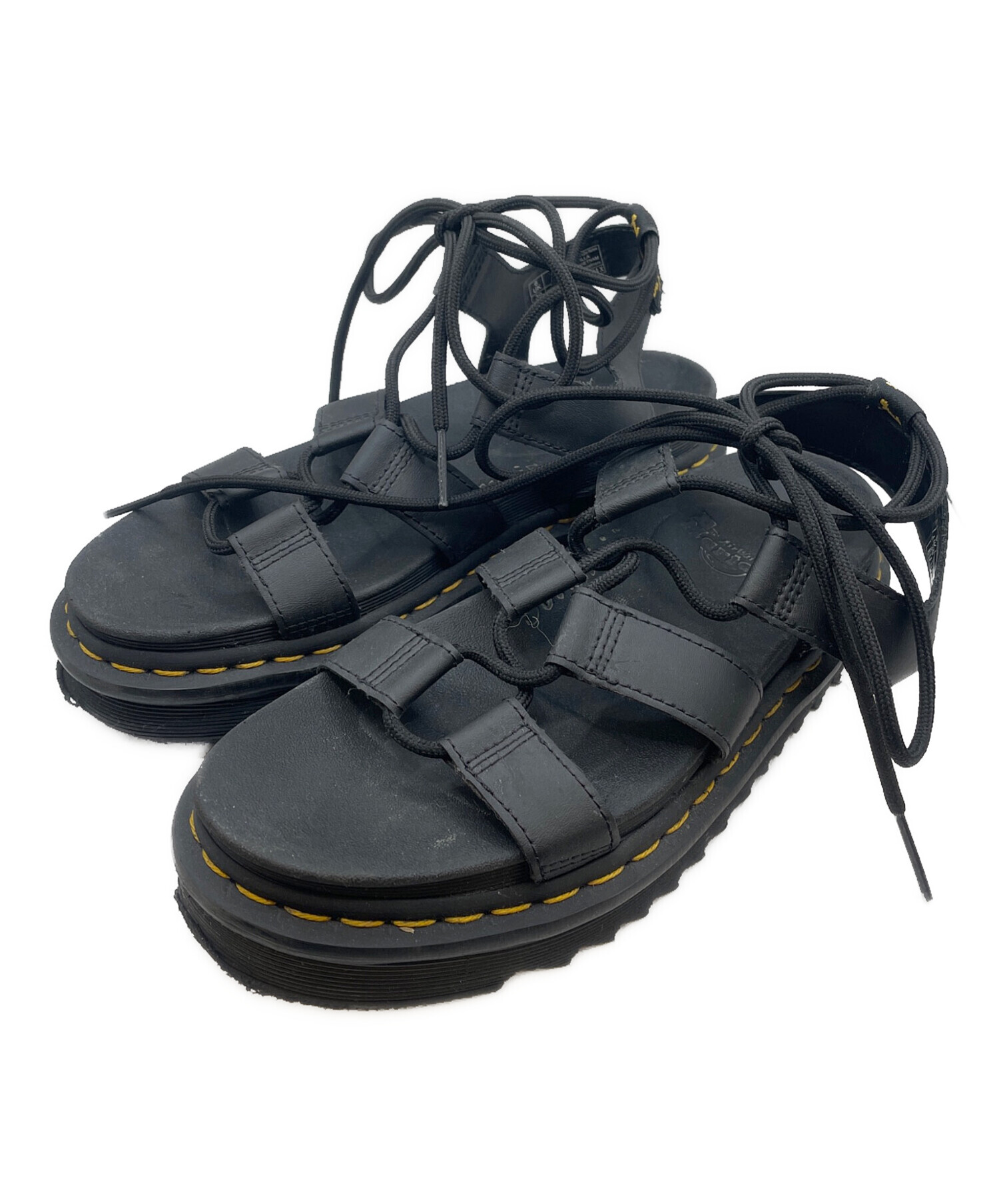 Dr. Martens ブラックサンダル US6 UK5 EU38 24cm 中古・古着通販】Dr.Martens (ドクターマーチン) サンダル ブラック