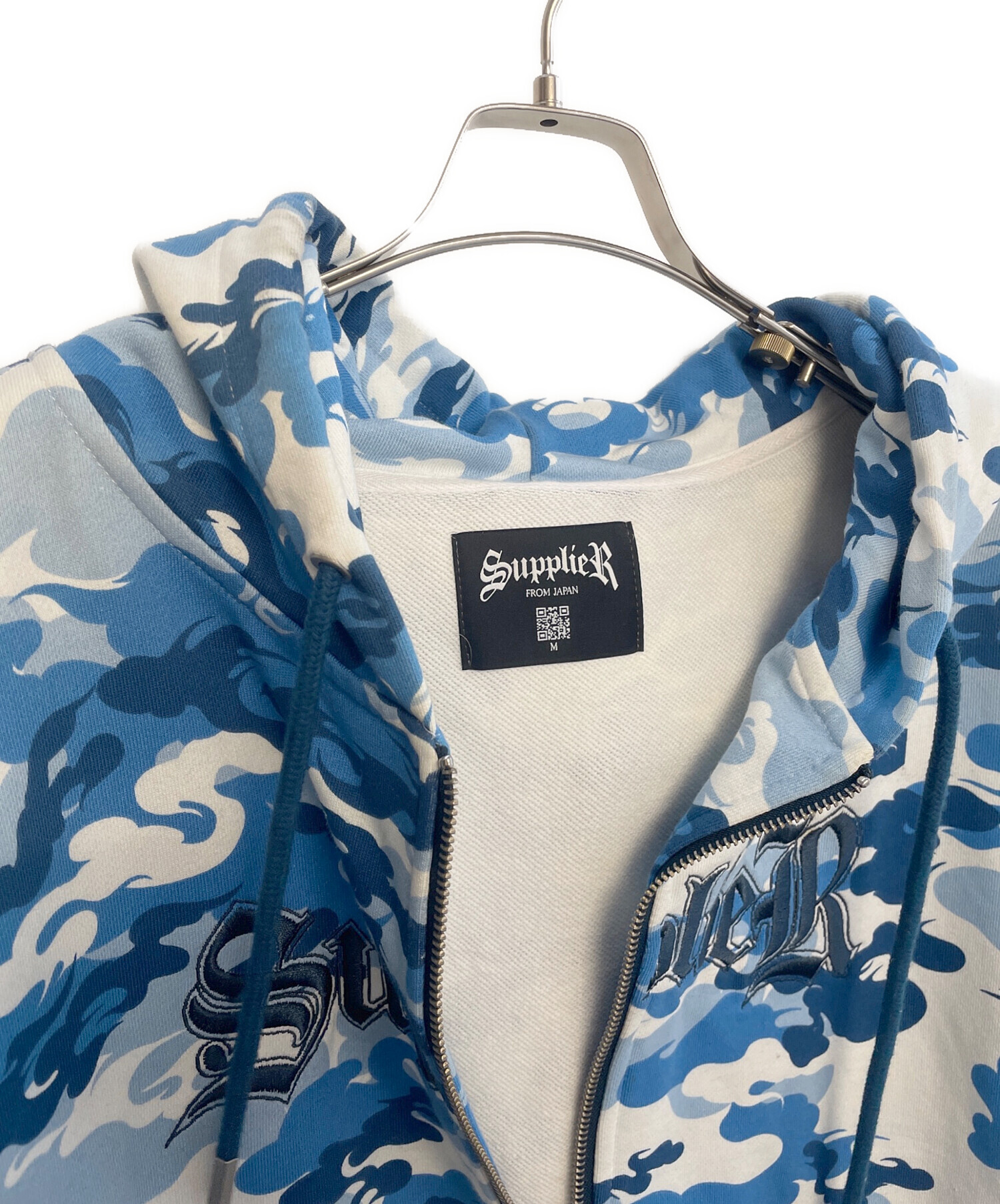 中古・古着通販】SUPPLIER (サプライヤー) ジップパーカー ブルー 