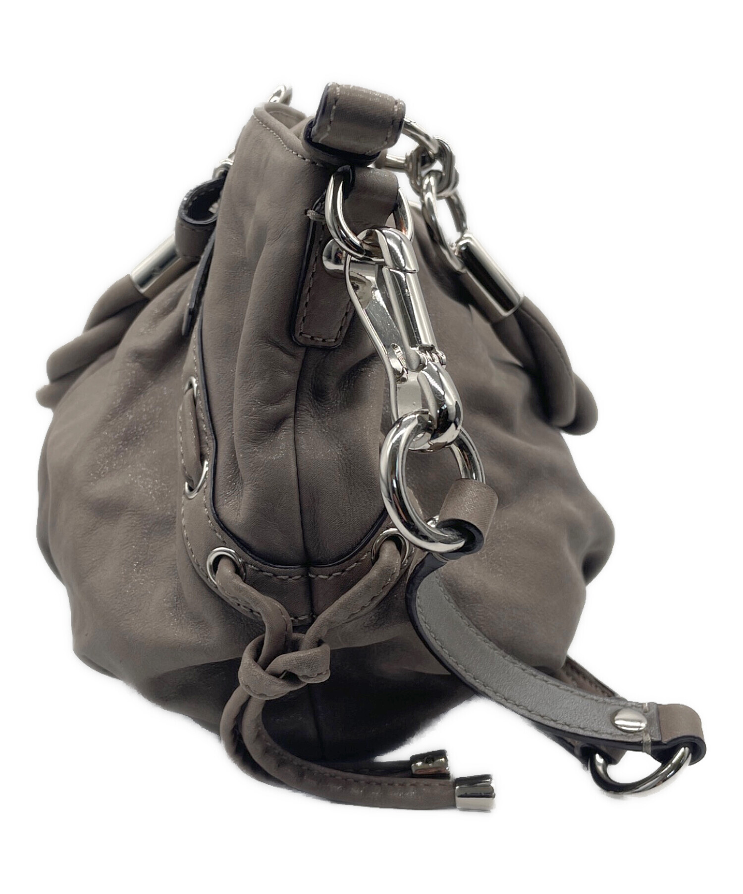 Coach グレー バックパックスタイル ショルダーバッグ