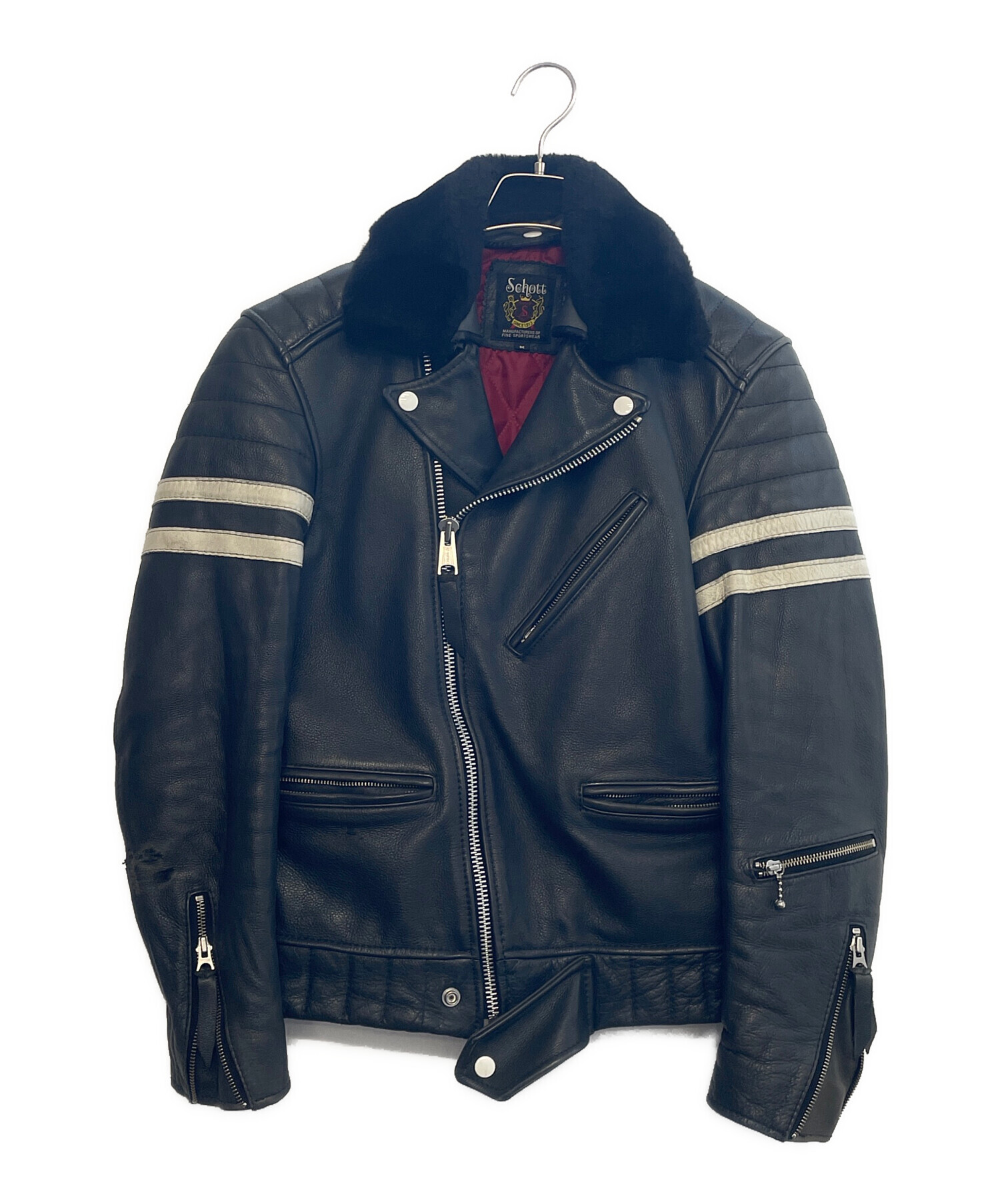 中古・古着通販】Schott (ショット) ライダースジャケット ブラック