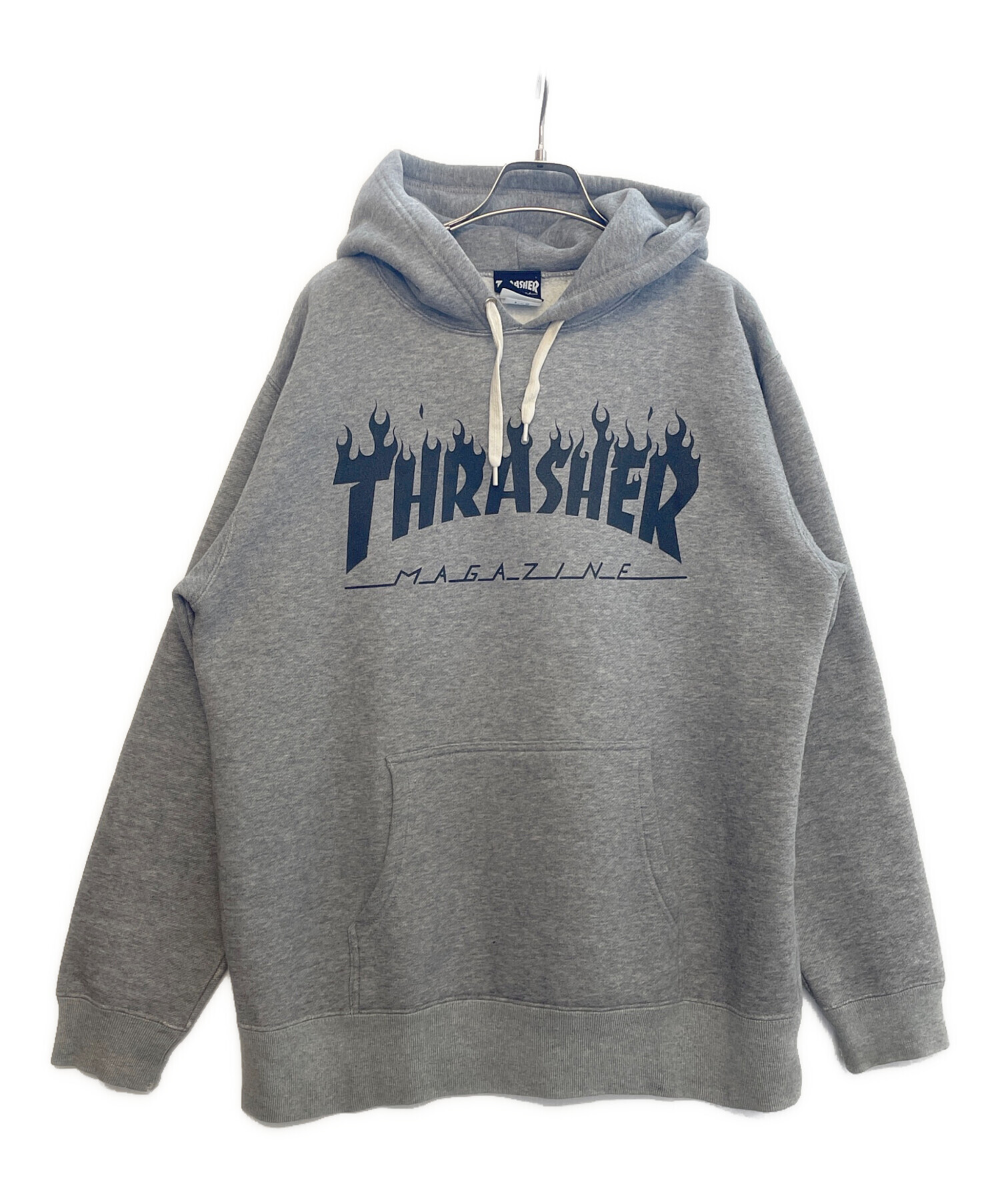 中古・古着通販】THRASHER (スラッシャー) パーカー グレー サイズ:L