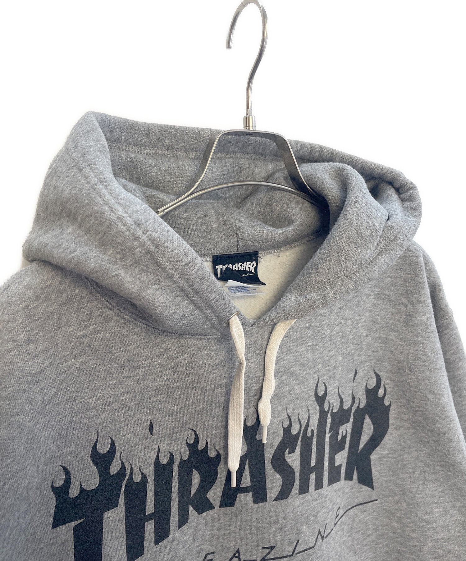 中古・古着通販】THRASHER (スラッシャー) パーカー グレー サイズ:L