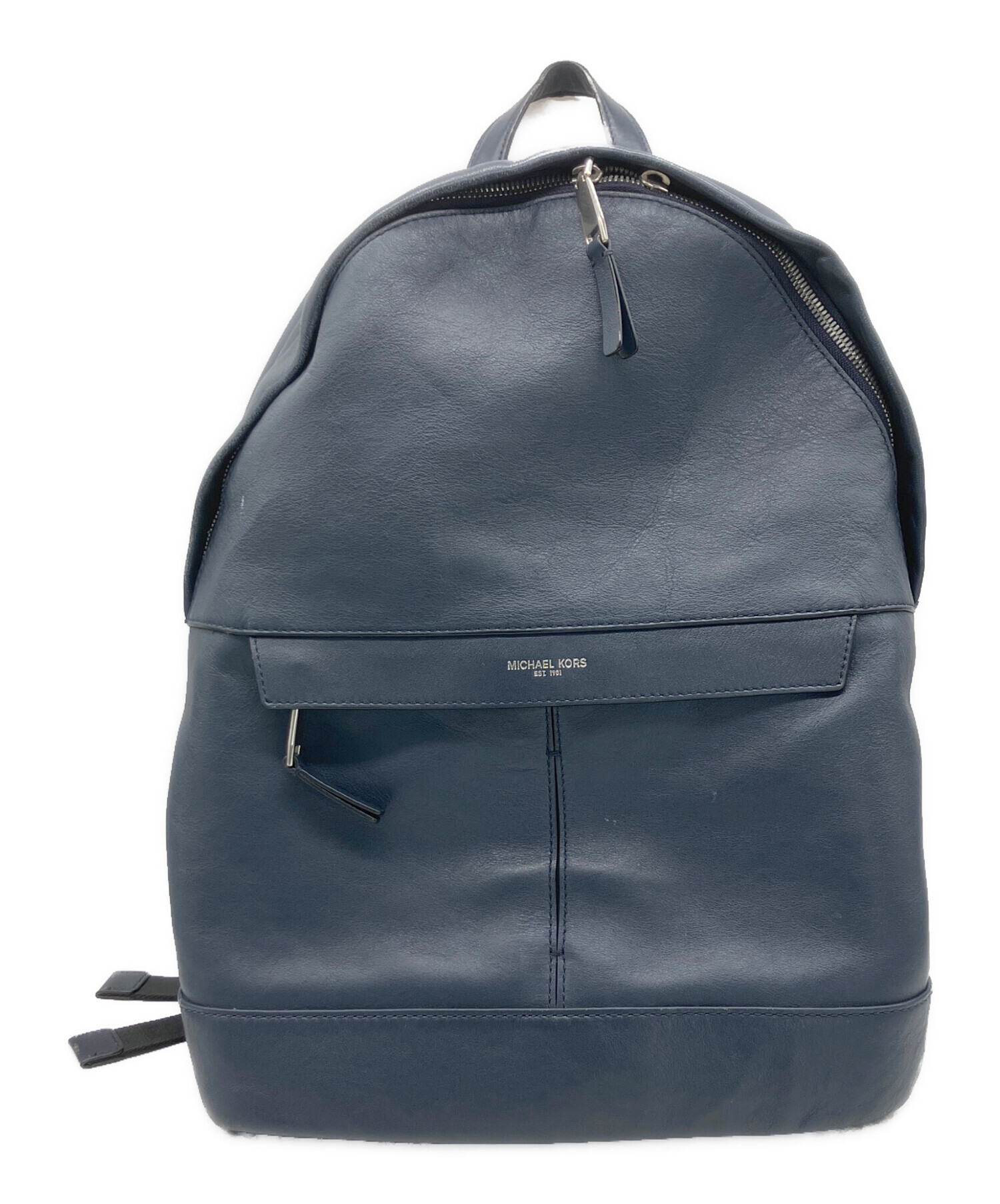 【未使用品】マイケルコース CARA バックパック スモール ネイビー 中古・古着通販】MICHAEL KORS (マイケル・コース) リュック ネイビー