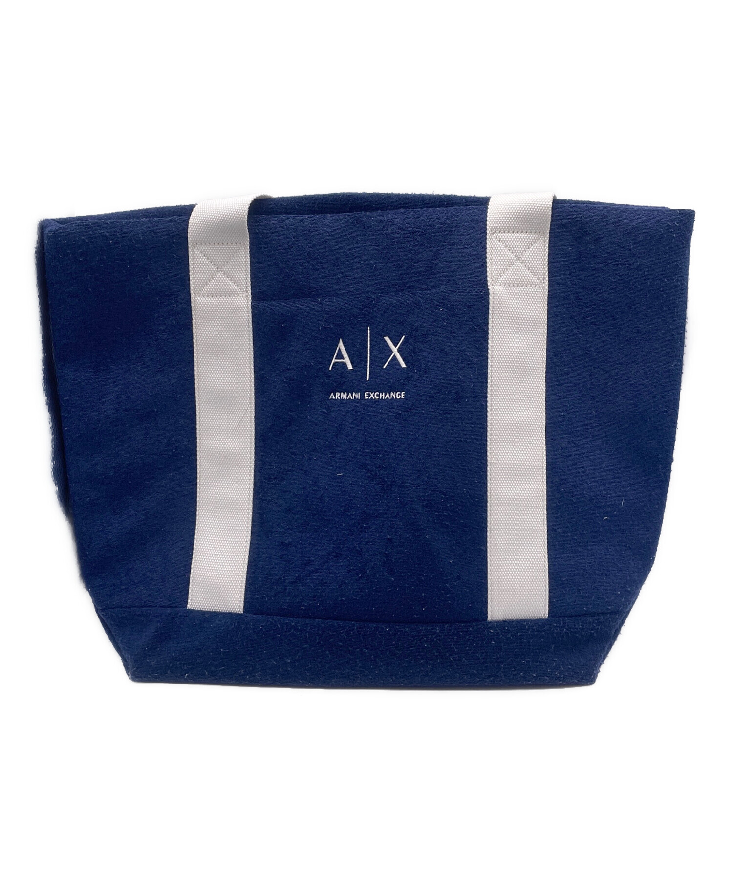 中古・古着通販】ARMANI (アルマーニ) トートバッグ ネイビー 