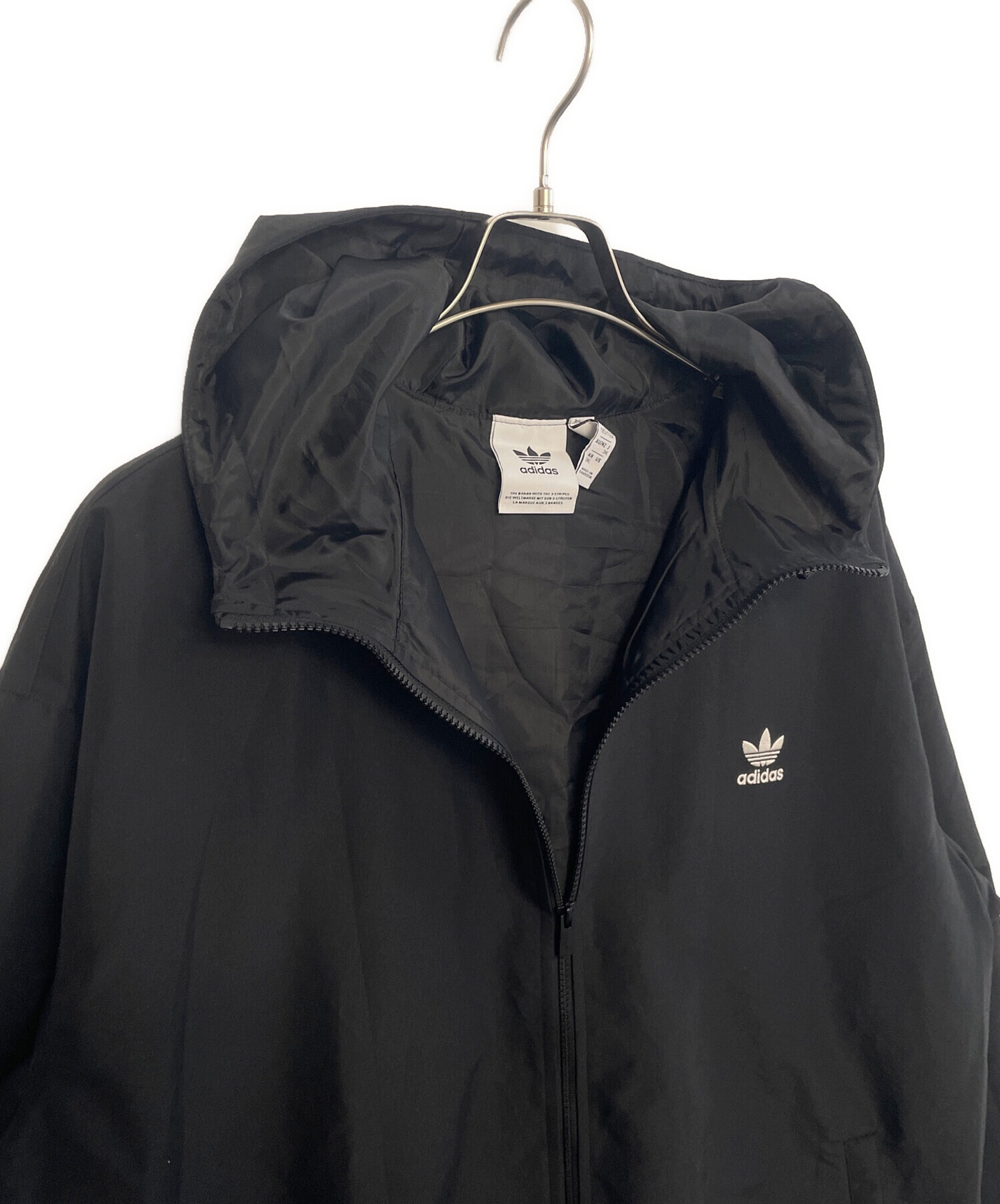 中古・古着通販】adidas (アディダス) ウインドブレーカー ブラック