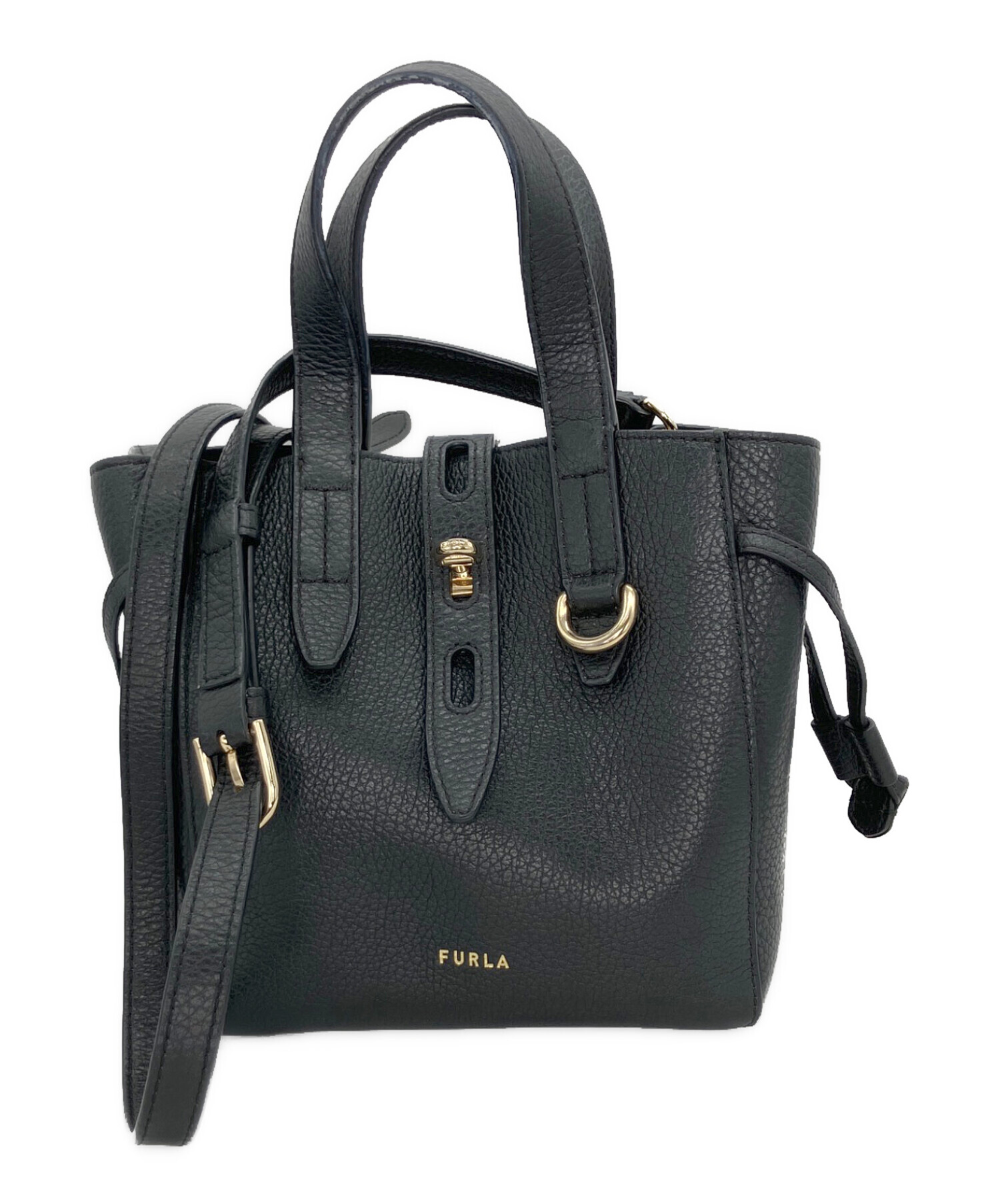 FURLA ウ'ァーシティスタイル2way 未使用に近い FURLA（フルラ） 【並行輸入品】フルラ ヴァーシティ スタイル トート