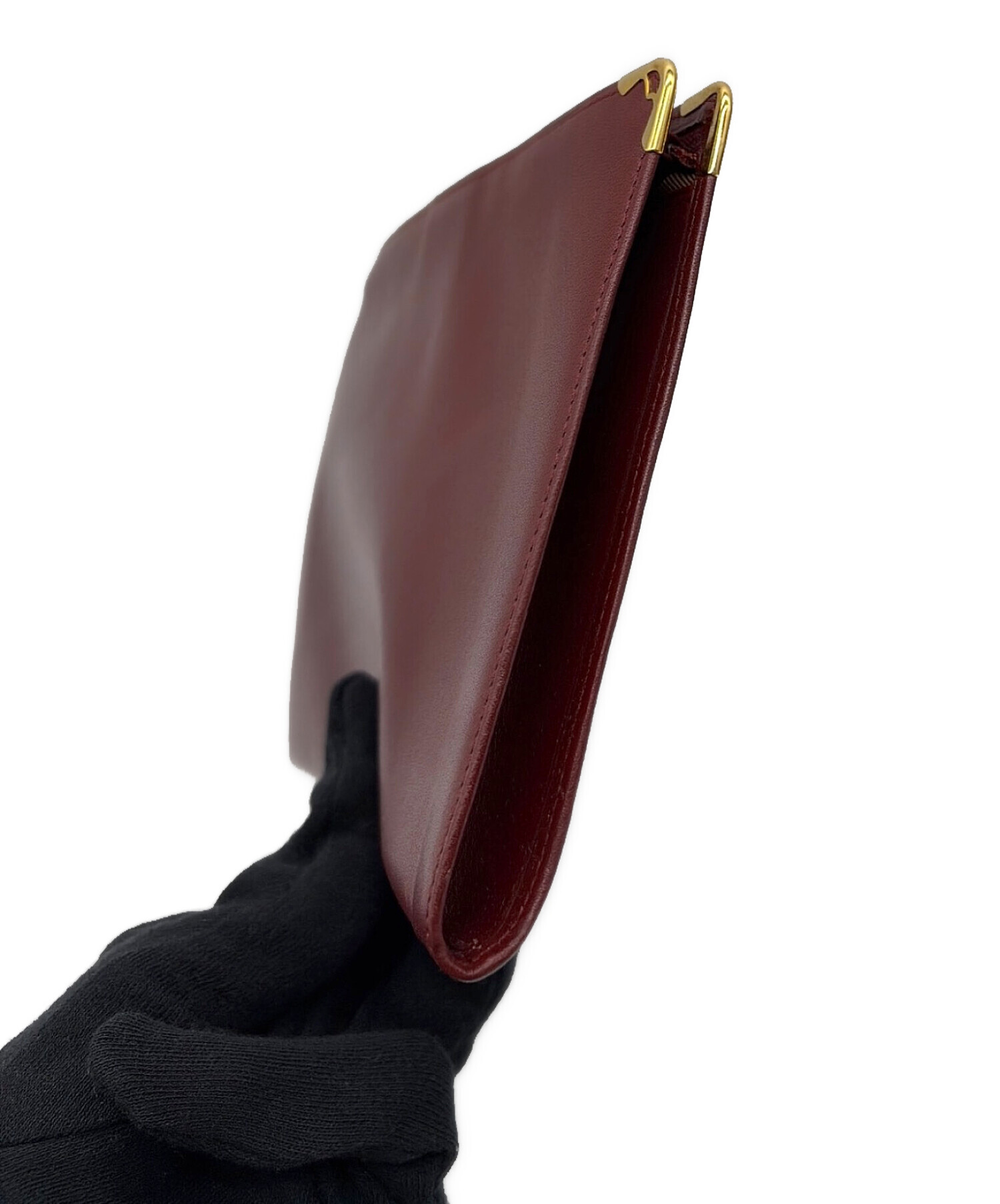 中古・古着通販】Cartier (カルティエ) ポーチ ボルドー｜ブランド