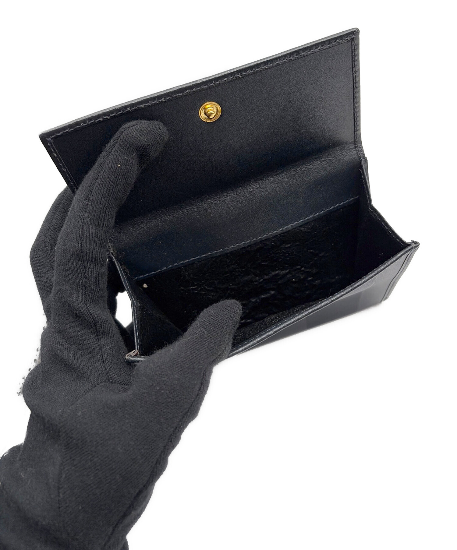 中古・古着通販】FENDI (フェンディ) 3つ折り財布 ネイビー｜ブランド