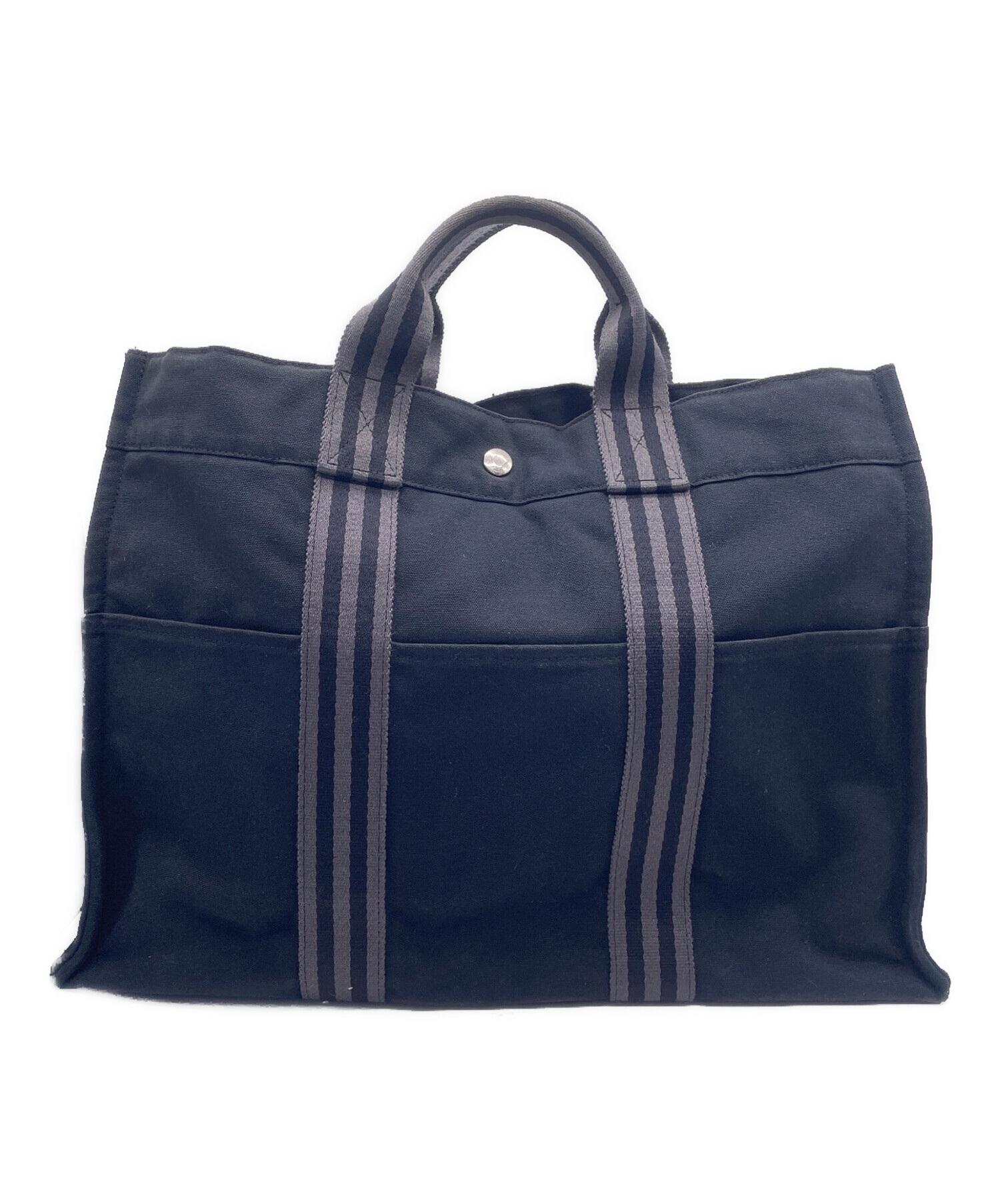 中古・古着通販】HERMES (エルメス) トートバッグ ブラック｜ブランド 