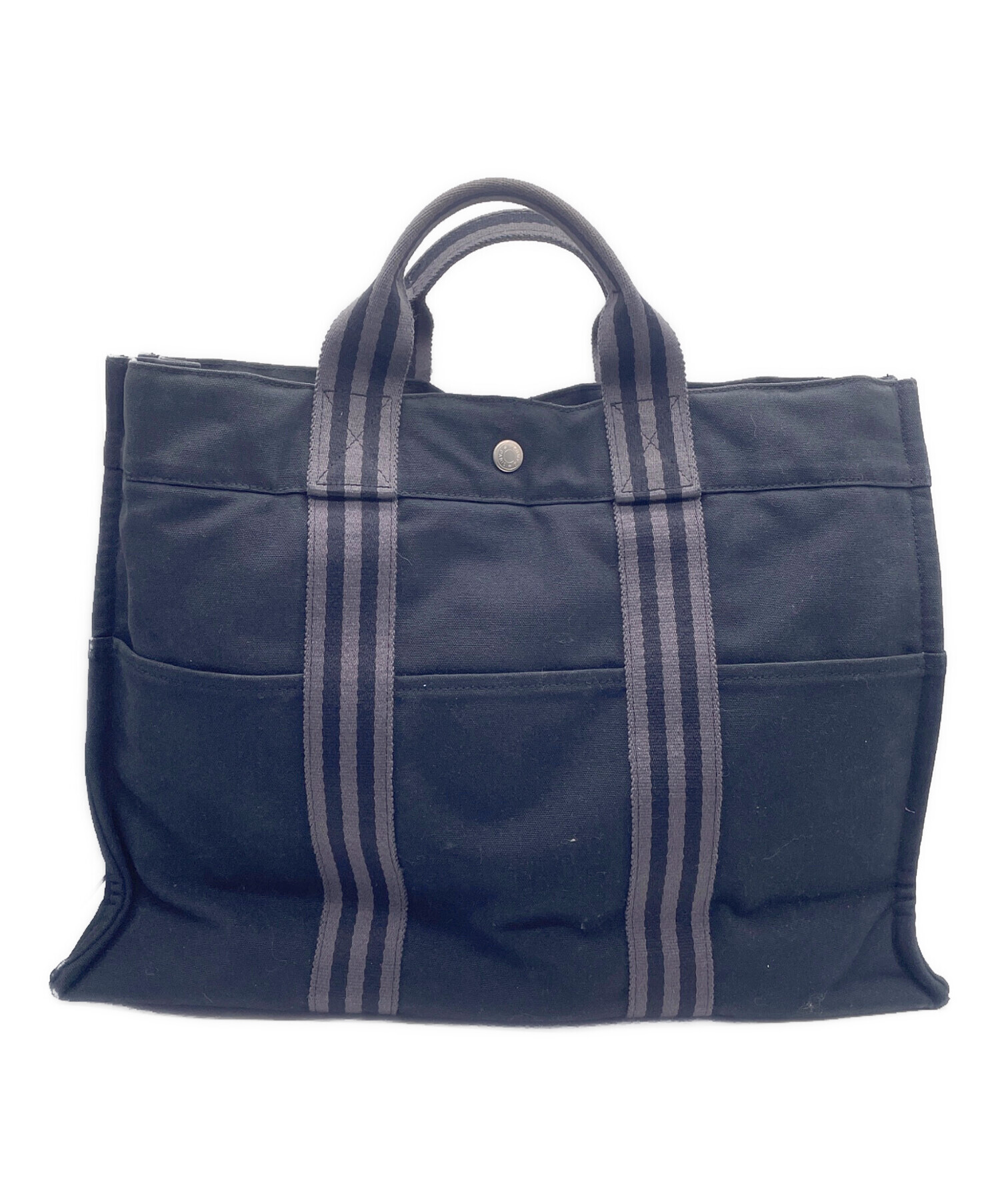 中古・古着通販】HERMES (エルメス) トートバッグ ブラック｜ブランド 