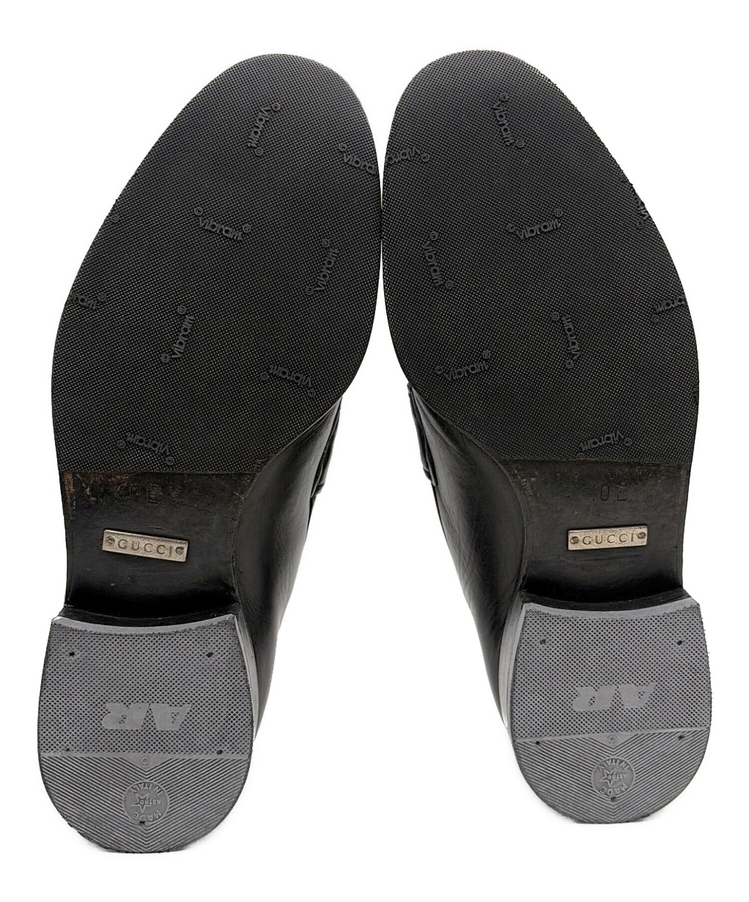 中古・古着通販】GUCCI (グッチ) ローファー ブラック サイズ:40