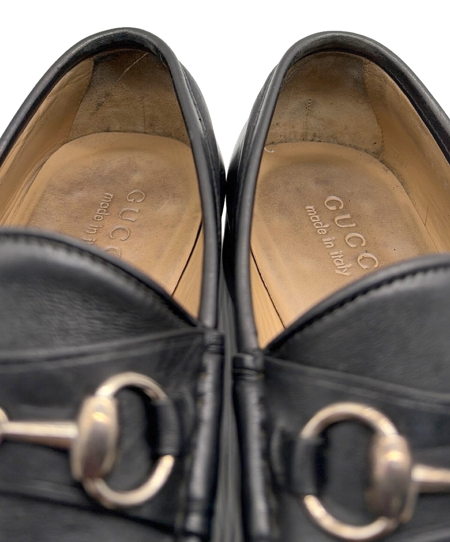 中古・古着通販】GUCCI (グッチ) ローファー ブラック サイズ:40