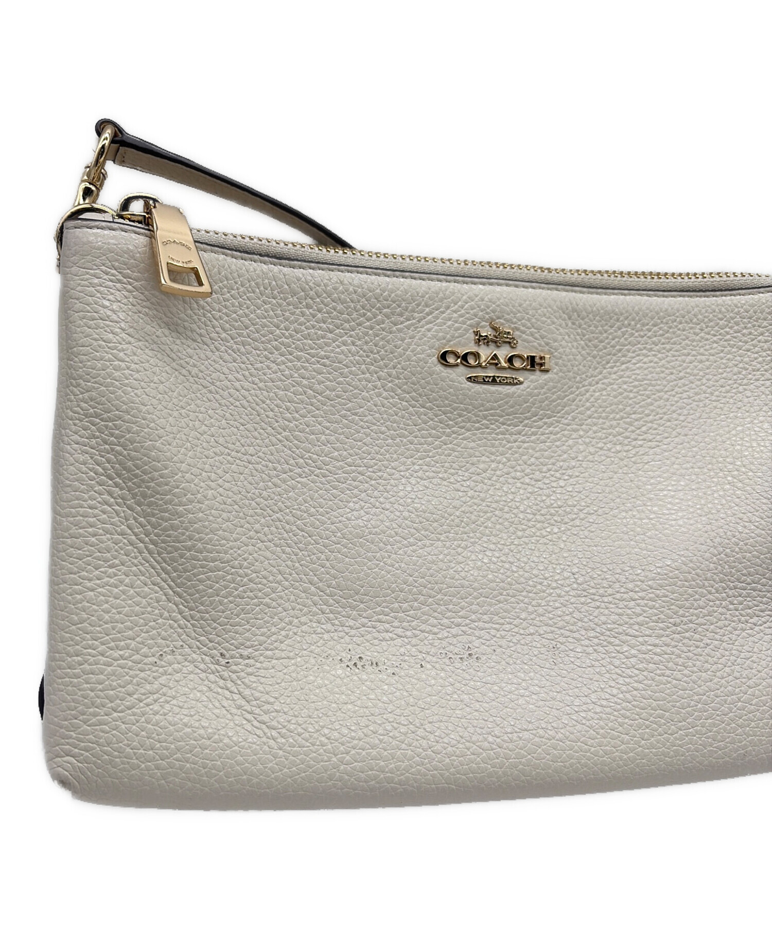 中古・古着通販】COACH (コーチ) ショルダーバッグ アイボリー