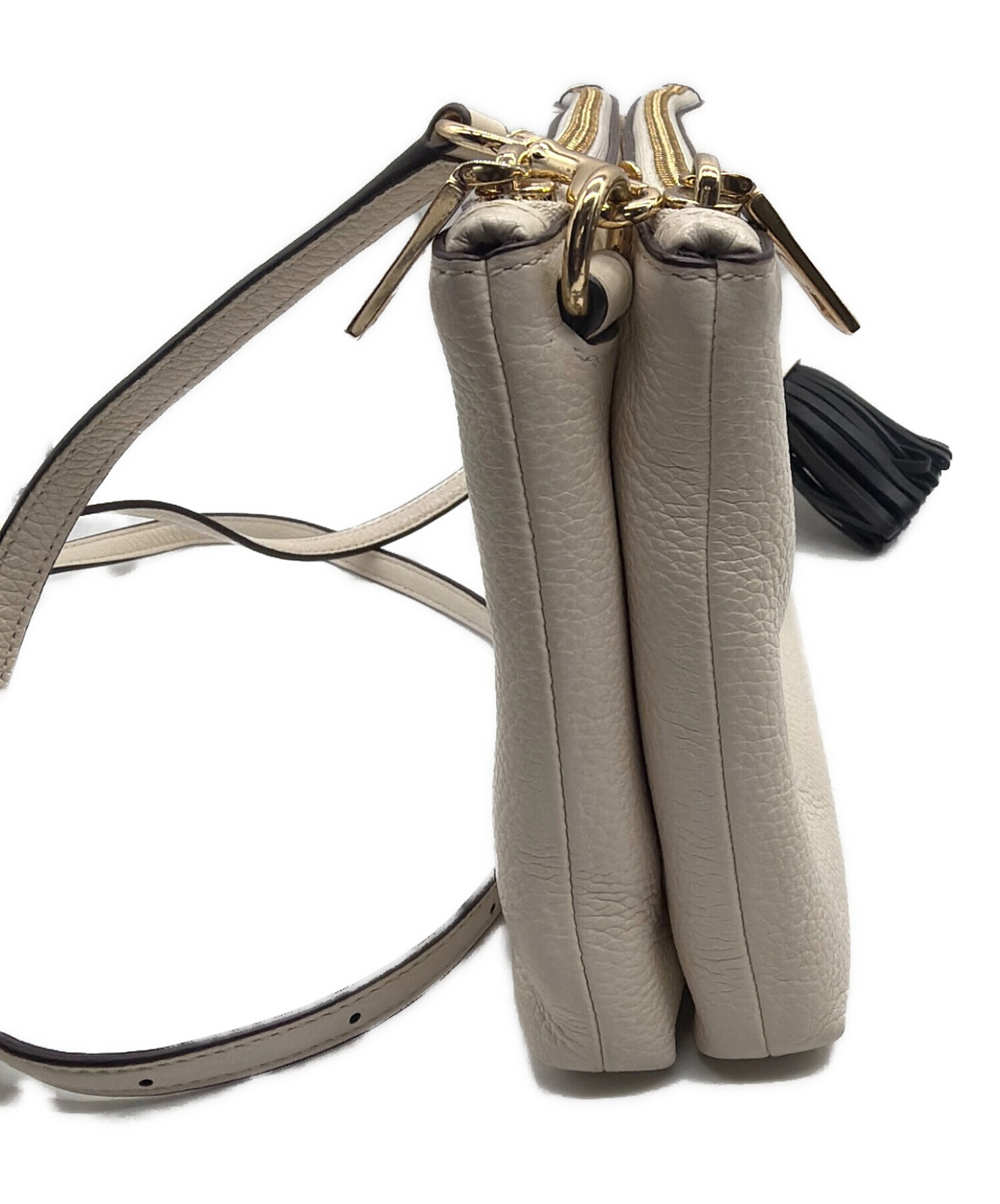 中古・古着通販】COACH (コーチ) ショルダーバッグ アイボリー