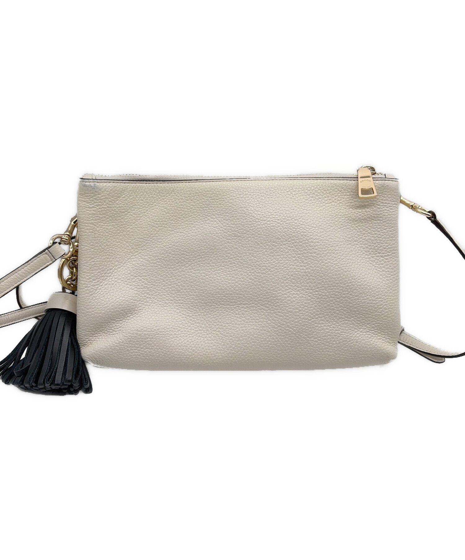 中古・古着通販】COACH (コーチ) ショルダーバッグ アイボリー