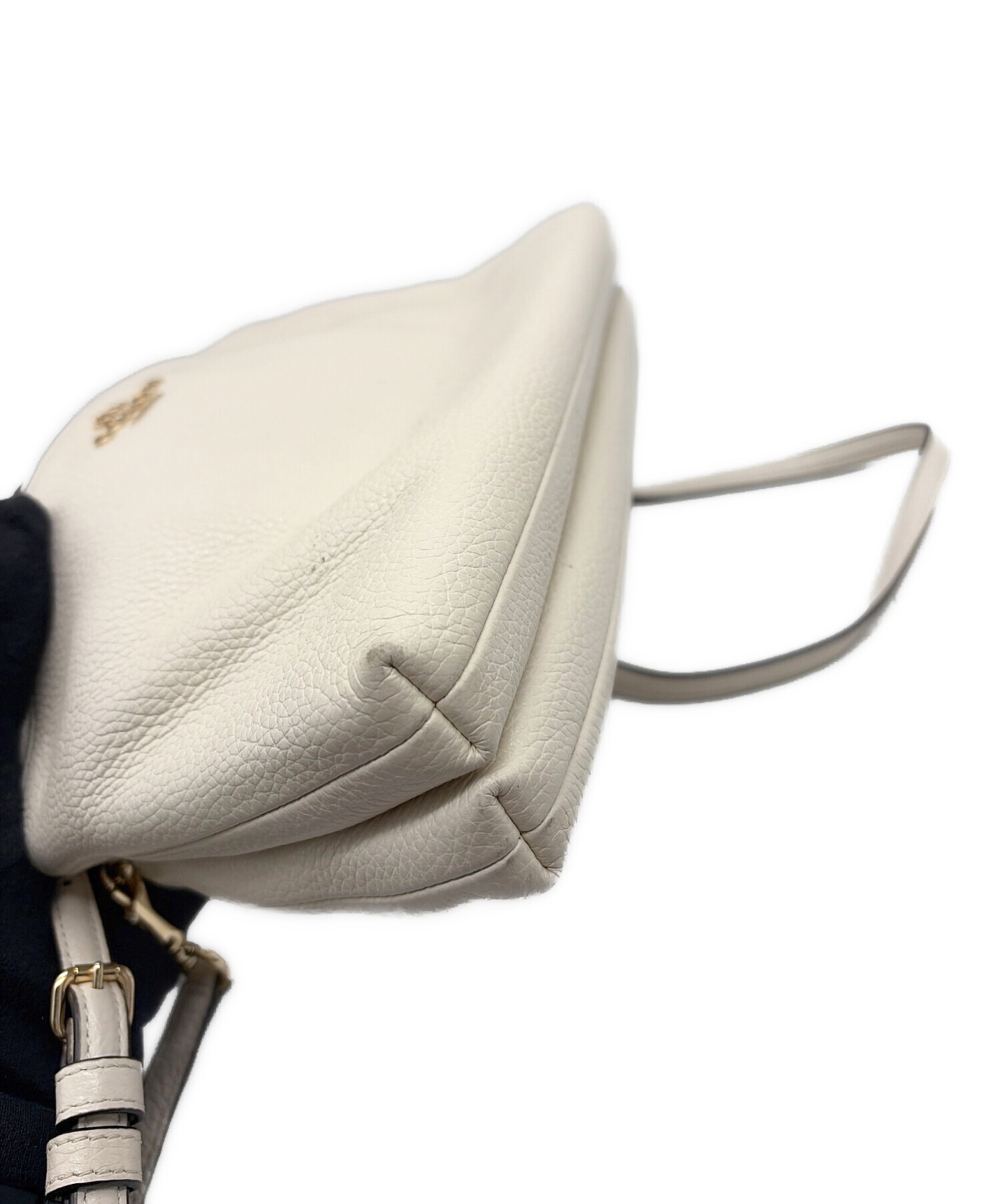 中古・古着通販】COACH (コーチ) ショルダーバッグ アイボリー