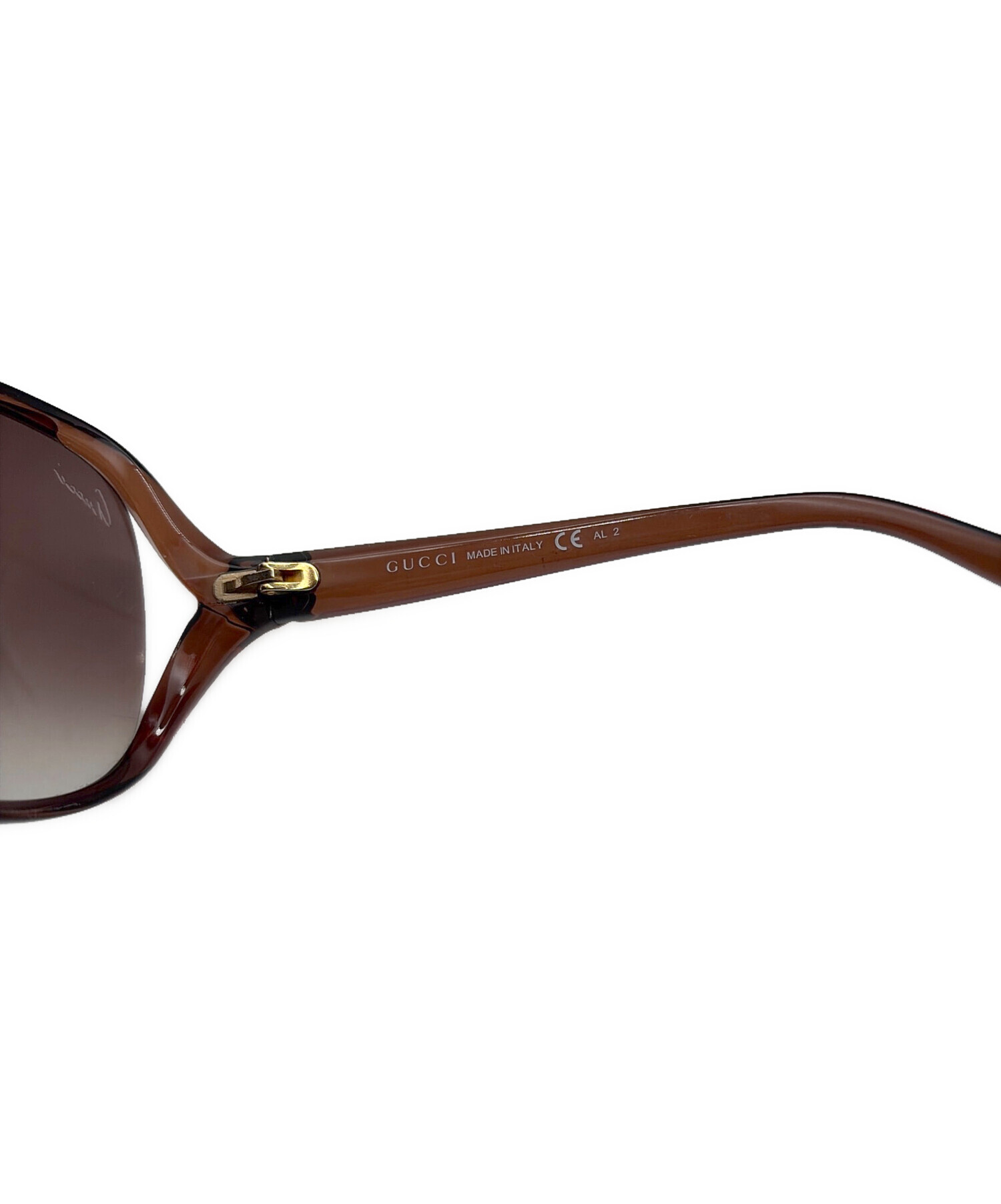 GUCCI サングラス インターロッキング グラデーション ブラウン GUCCI（グッチ） 【中古】GUCCI サングラス【ほぼ新品】グラデーション