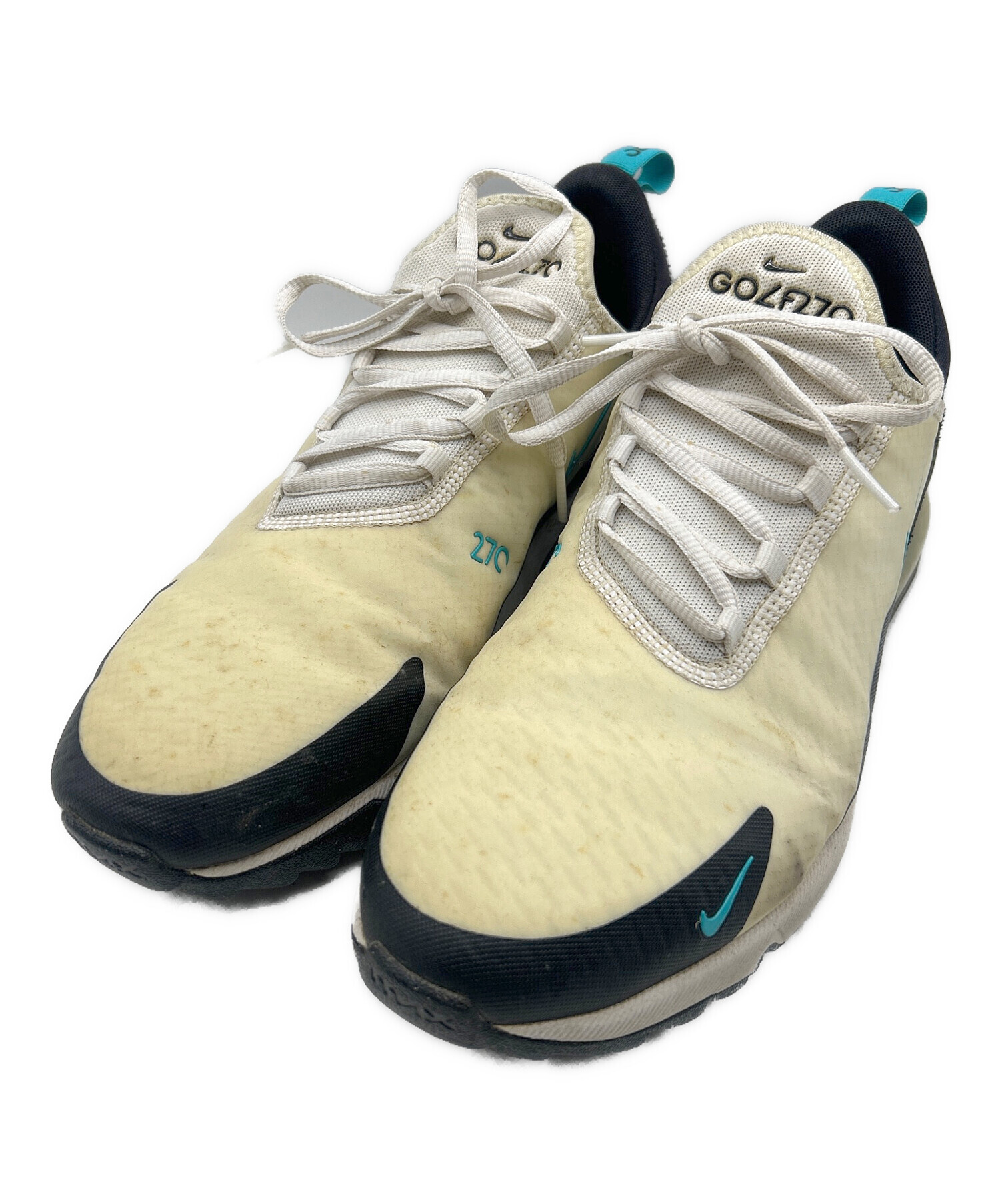 中古・古着通販】NIKE (ナイキ) ゴルフシューズ アイボリー サイズ:27