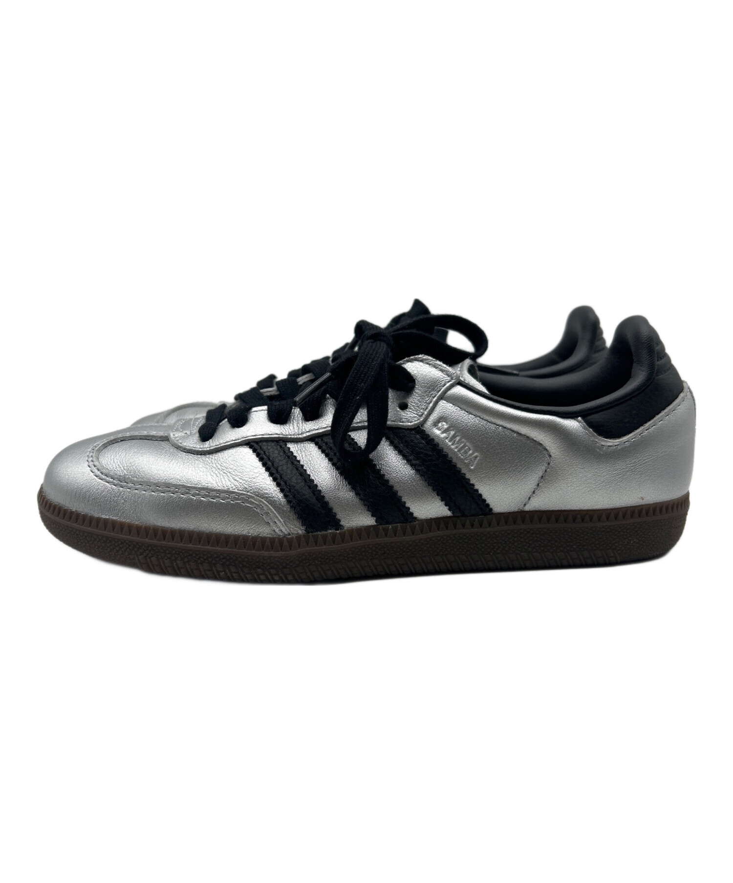 中古・古着通販】adidas (アディダス) SAMBA シルバー×ブラック サイズ 