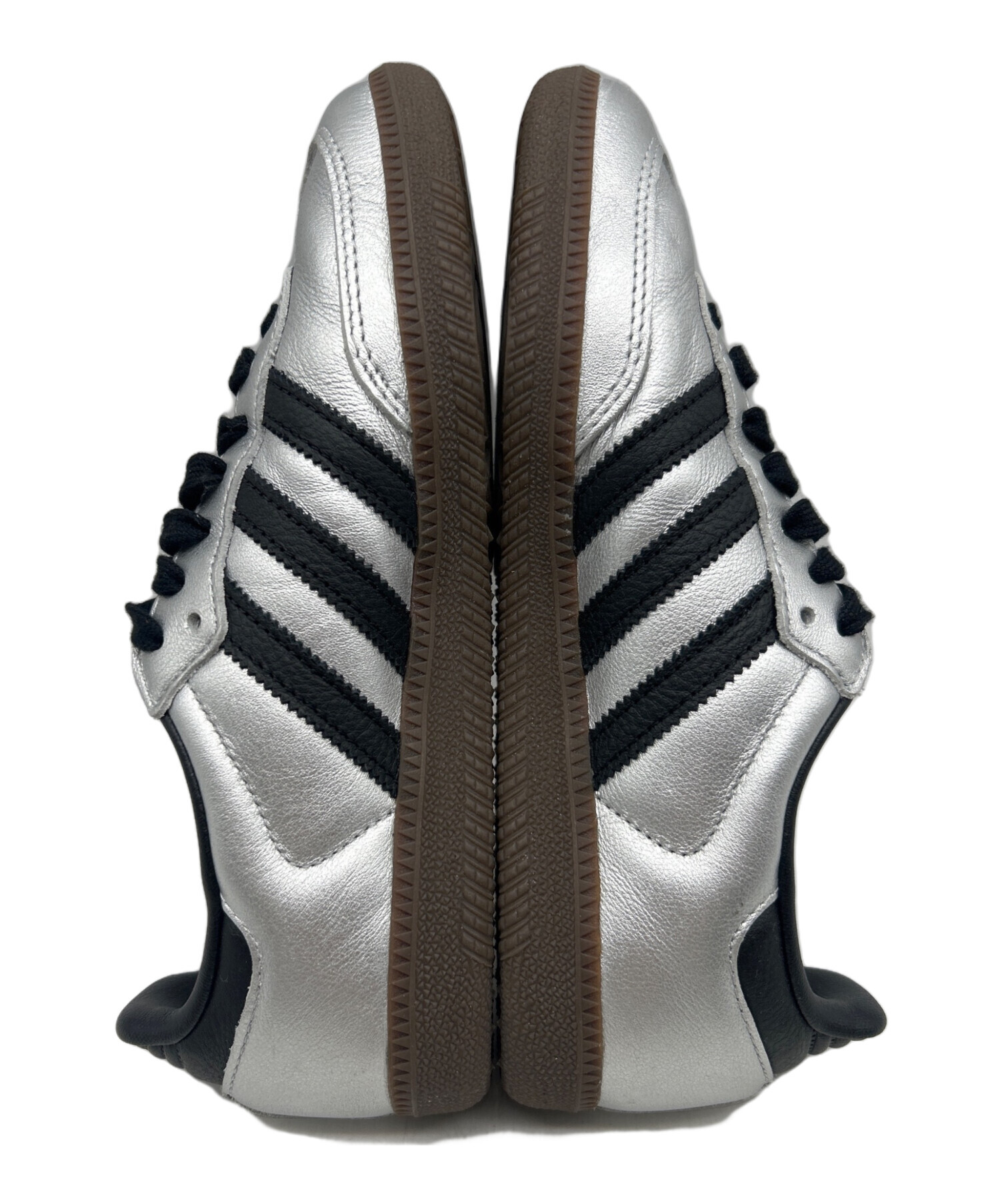 中古・古着通販】adidas (アディダス) SAMBA シルバー×ブラック サイズ 