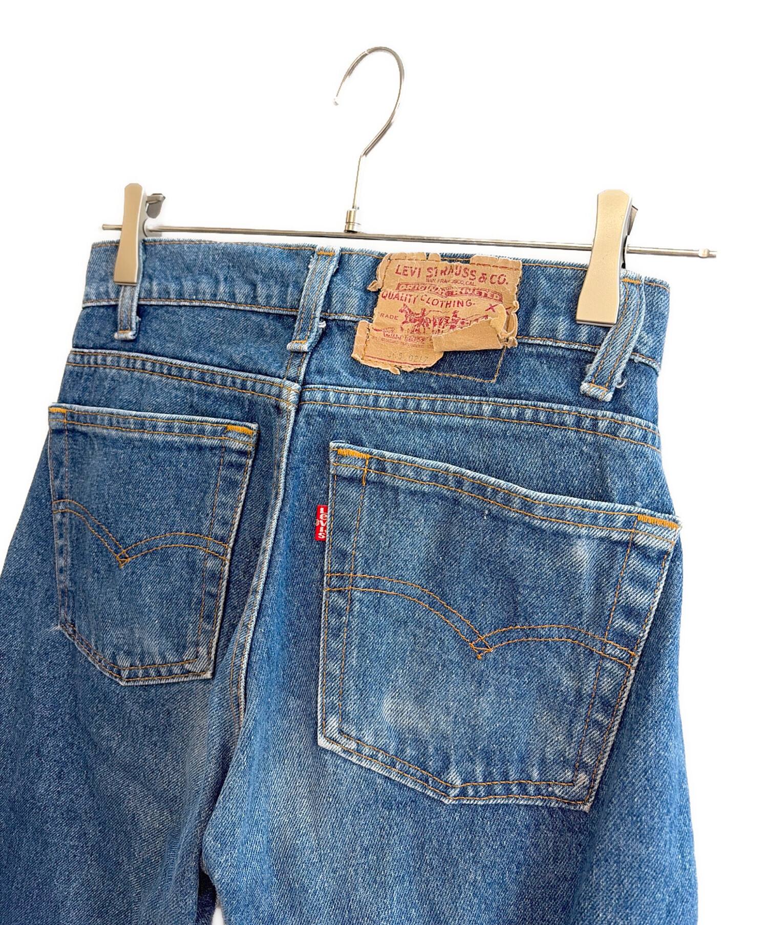 Levi's W27 L33 インディゴ ストレートデニム 中古・古着通販】LEVI'S (リーバイス) デニムパンツ インディゴ サイズ