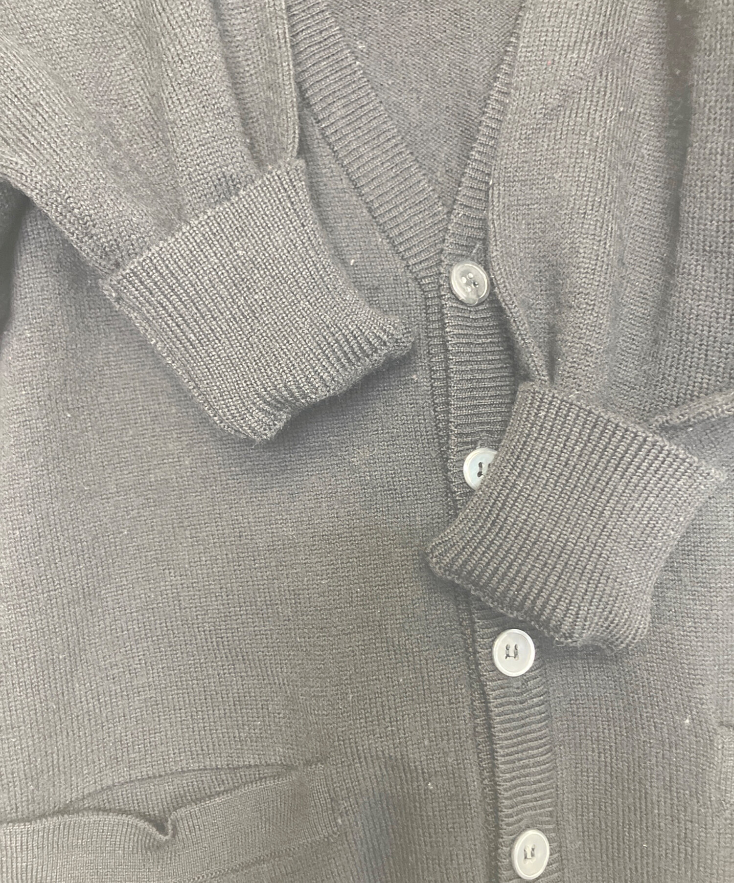 SAINT LAURENT PARIS カーディガン XS グレー 【古着】【中古】【送料無料】 2856886081.jpg?1778189100