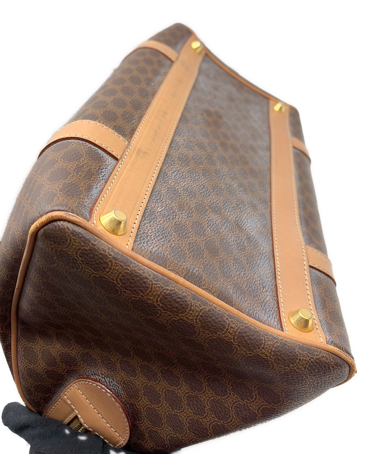 中古・古着通販】CELINE (セリーヌ) ミニボストンバッグ ブラウン