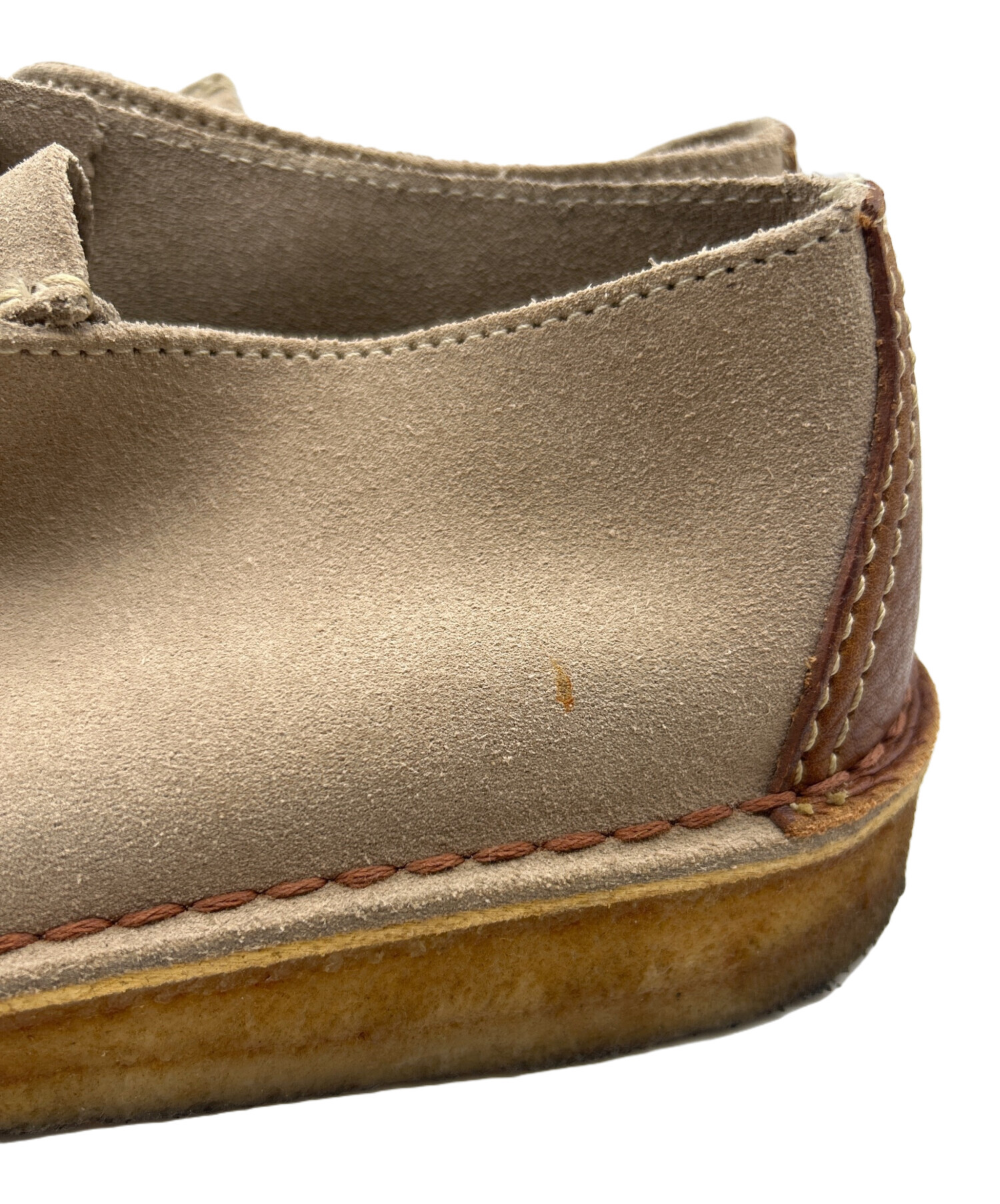 中古・古着通販】CLARKS (クラークス) デザートブーツ ベージュ サイズ 