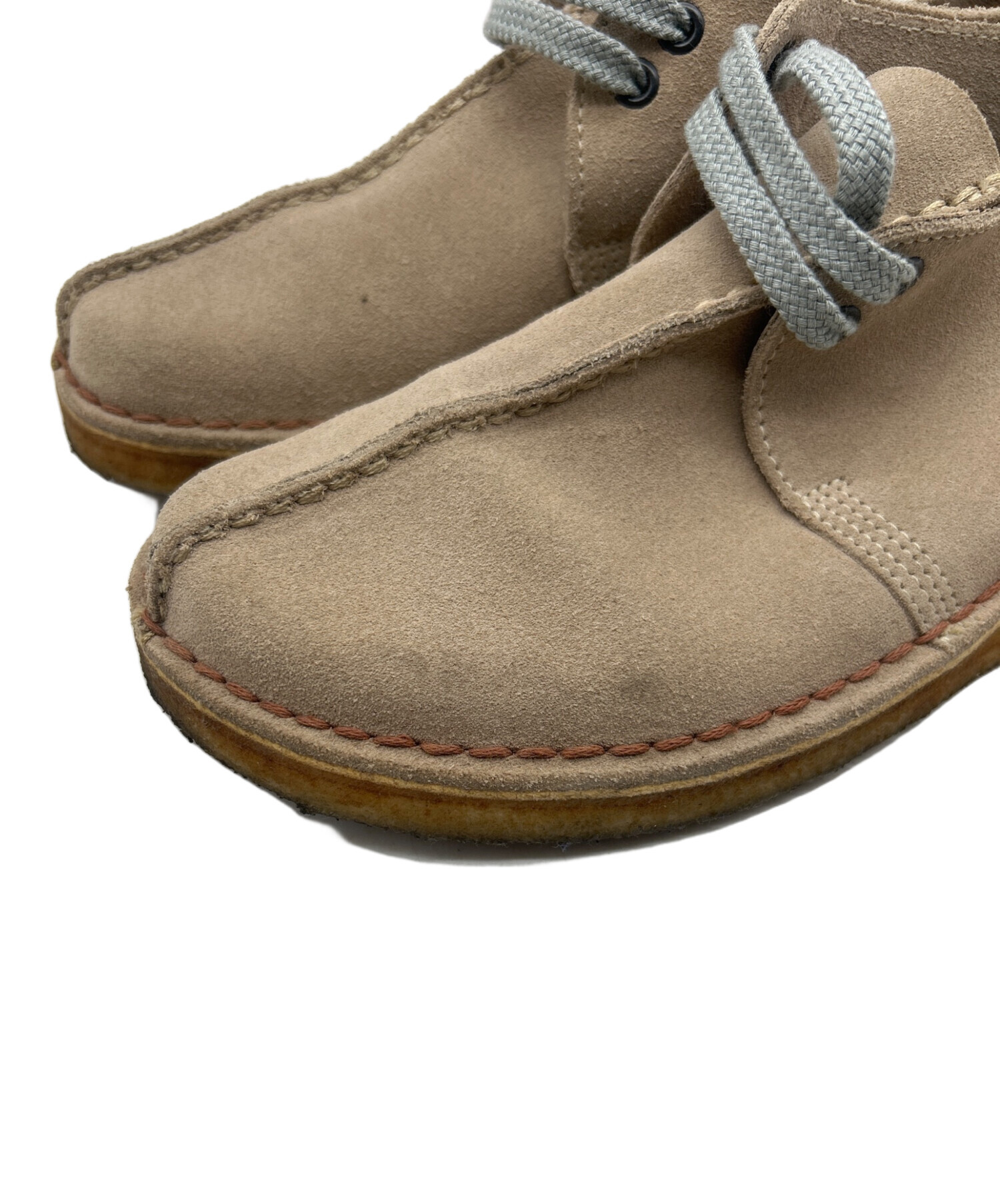 中古・古着通販】CLARKS (クラークス) デザートブーツ ベージュ サイズ 