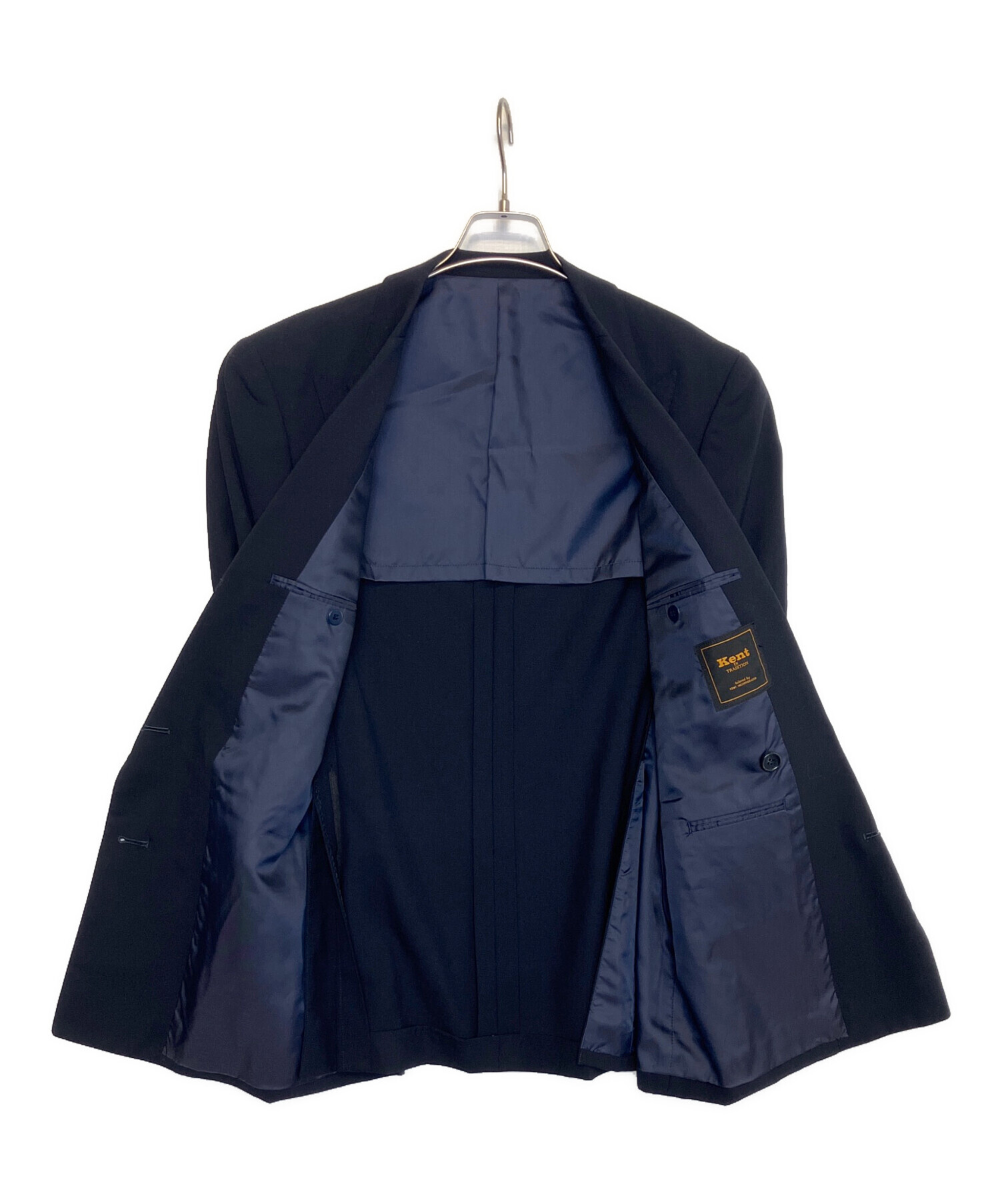 中古・古着通販】KENT (ケント) 金釦ダブルジャケット ネイビー サイズ 